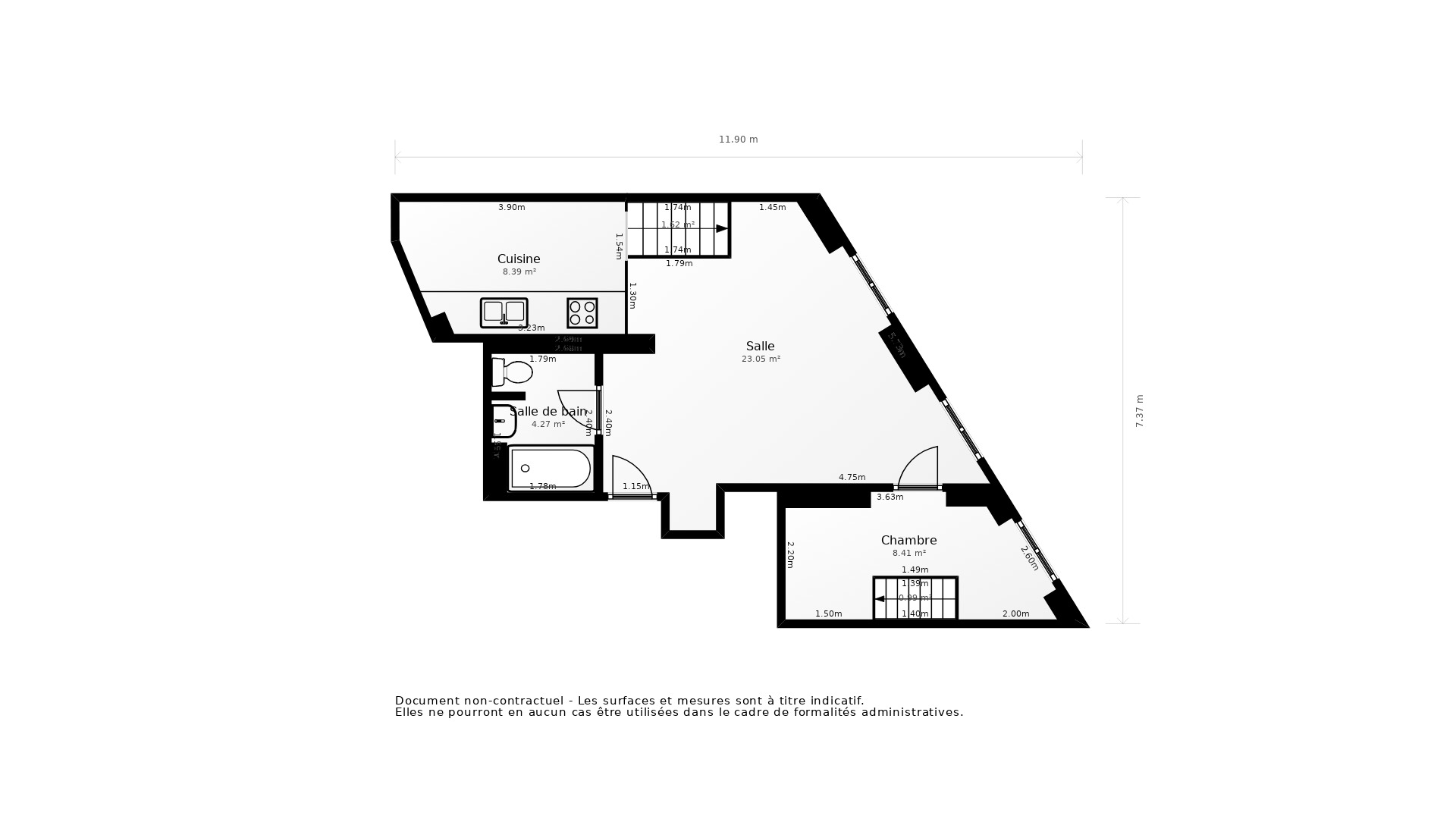 Vente Appartement LYON 01 - 3 pièces - 60 m² - (69001)