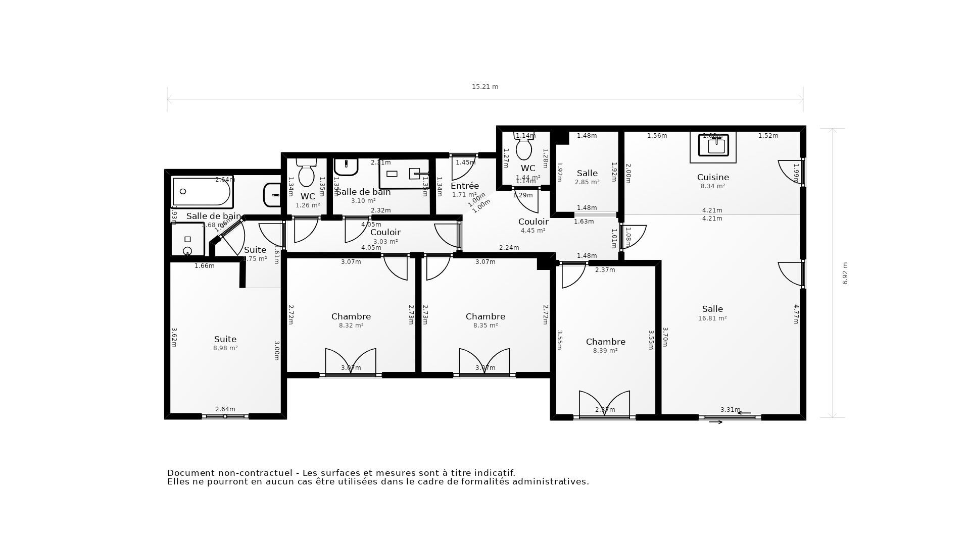 Vente Appartement MONTASTRUC LA CONSEILLERE - 5 pièces - 91,6 m² - (31380)