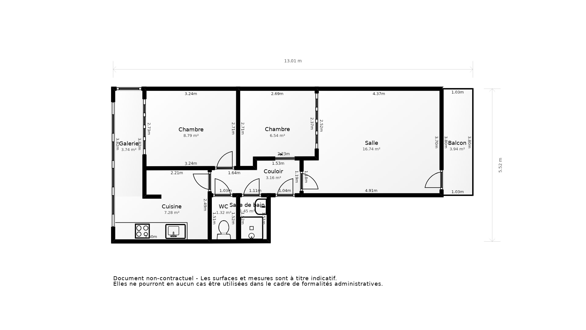 Vente Appartement VALRAS PLAGE - 3 pièces - 48 m² - (34350)