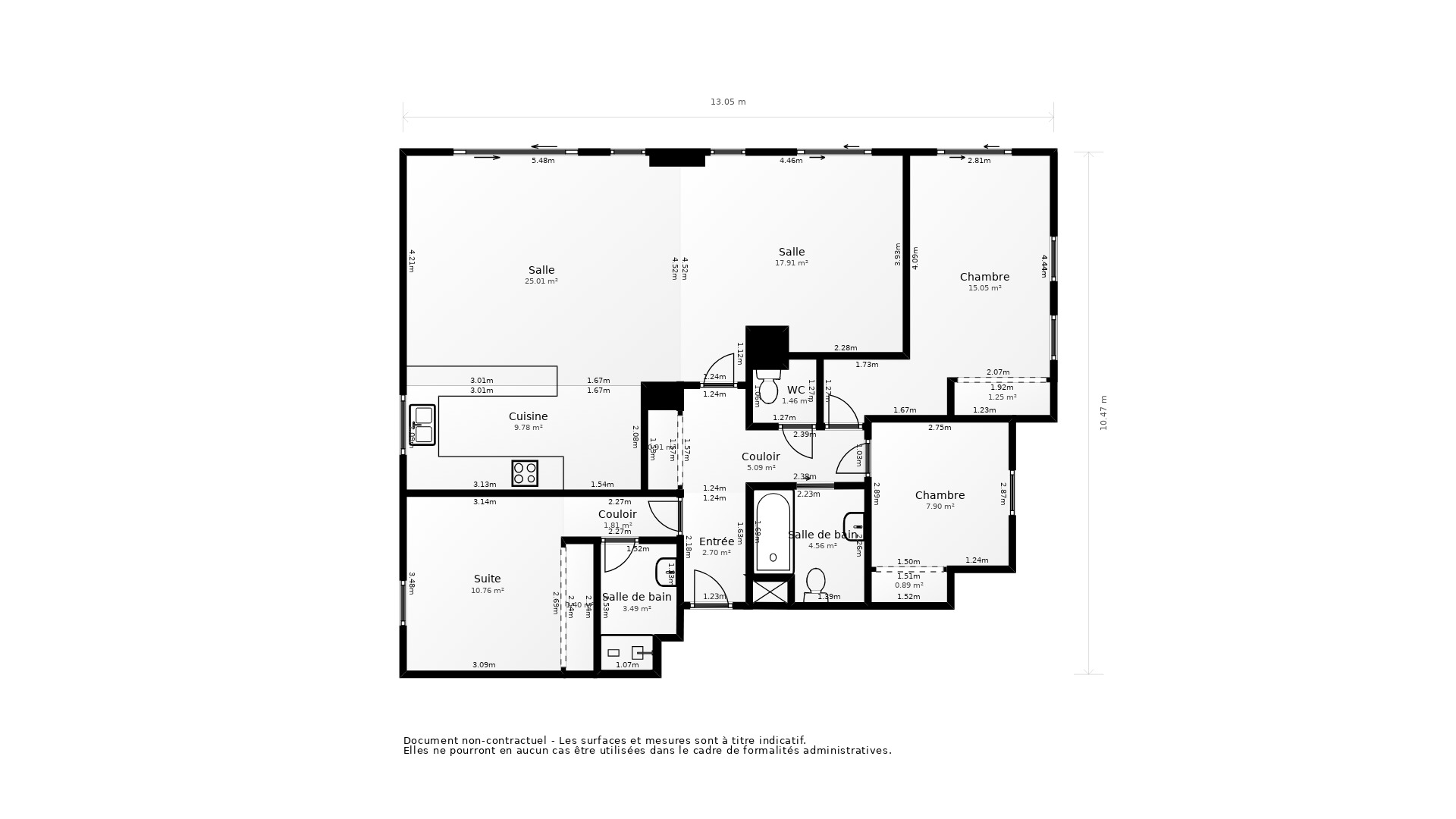 Vente Appartement MAUGUIO - 4 pièces - 120 m² - (34130)