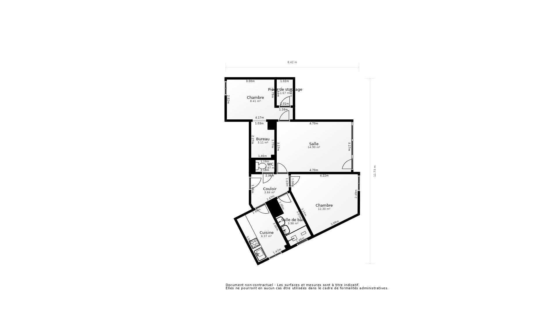 Vente Appartement TOULOUSE - 3 pièces - 60 m² - (31300)
