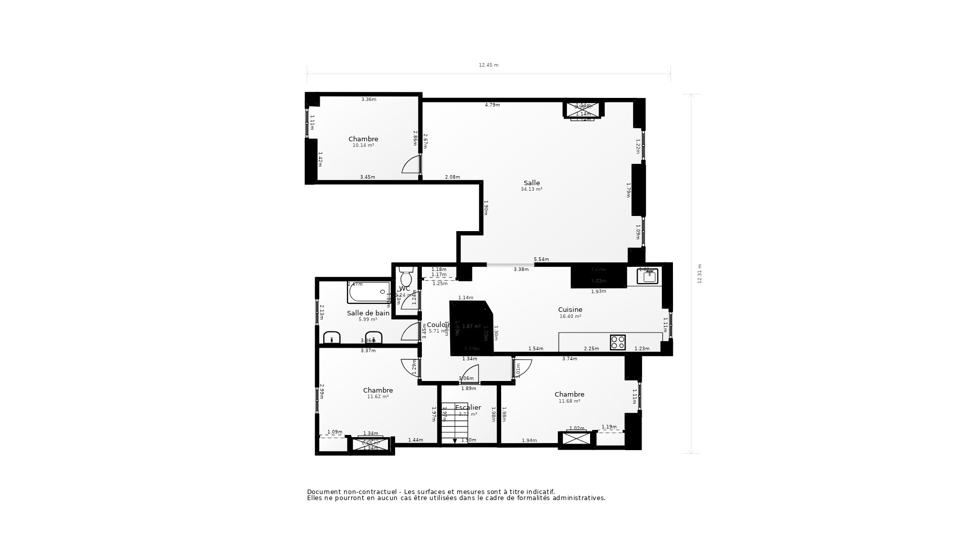 Vente Appartement LYON 03 - 6 pièces - 128,8 m² - (69003)