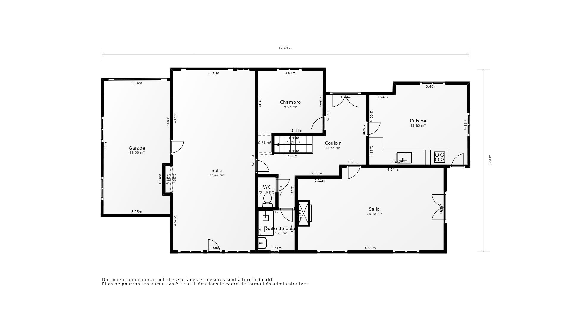 Vente Maison PINEUILH - 7 pièces - 140 m² - (33220)