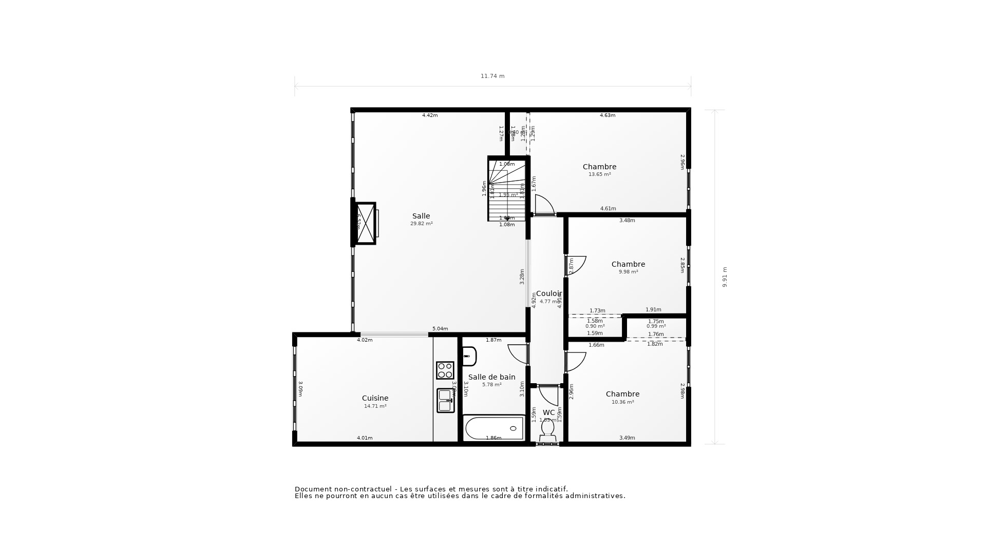 Vente Maison LE PASSAGE - 6 pièces - 135 m² - (47520)