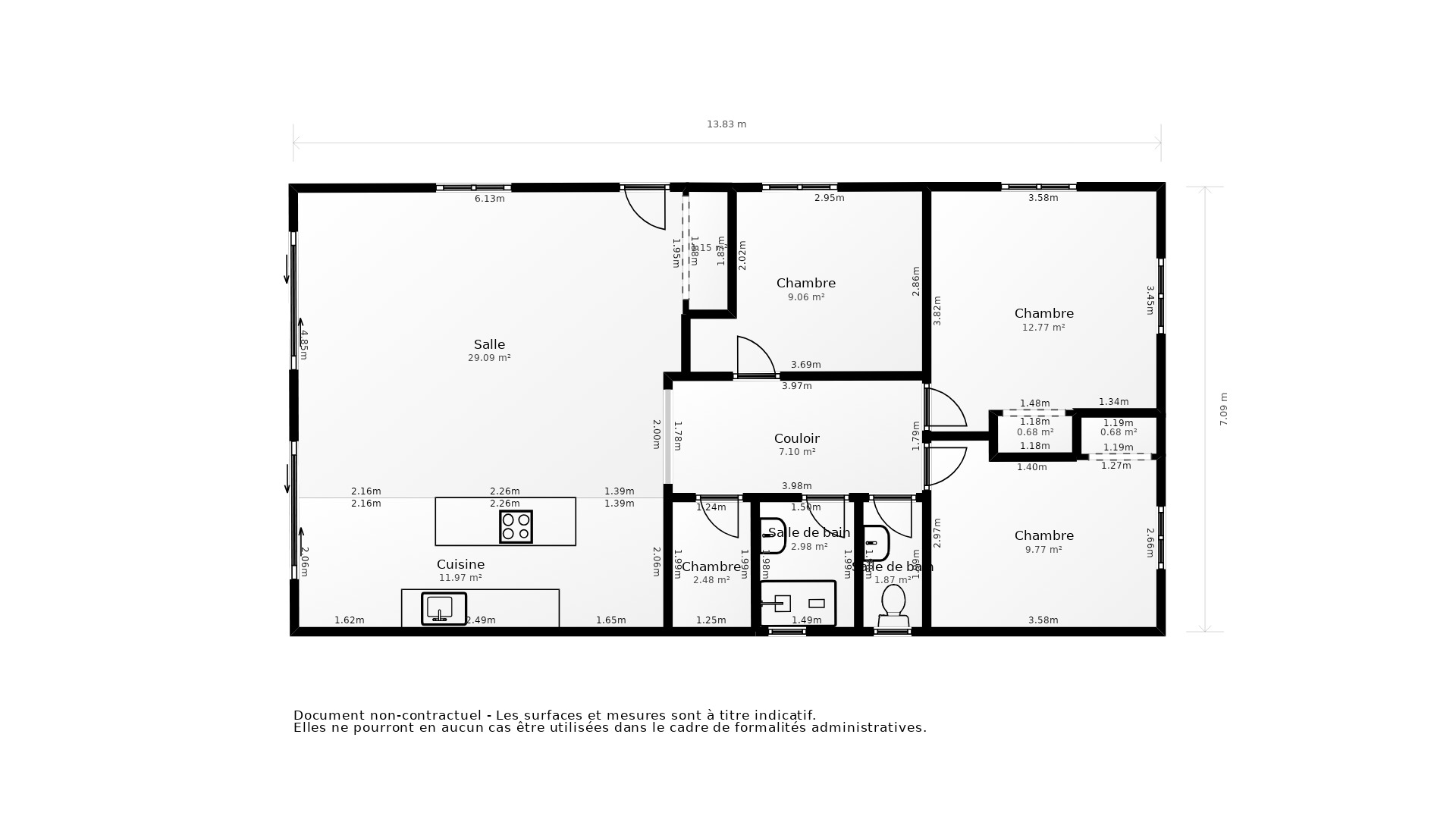 Vente Maison PRECHAC - 4 pièces - 86 m² - (33730)