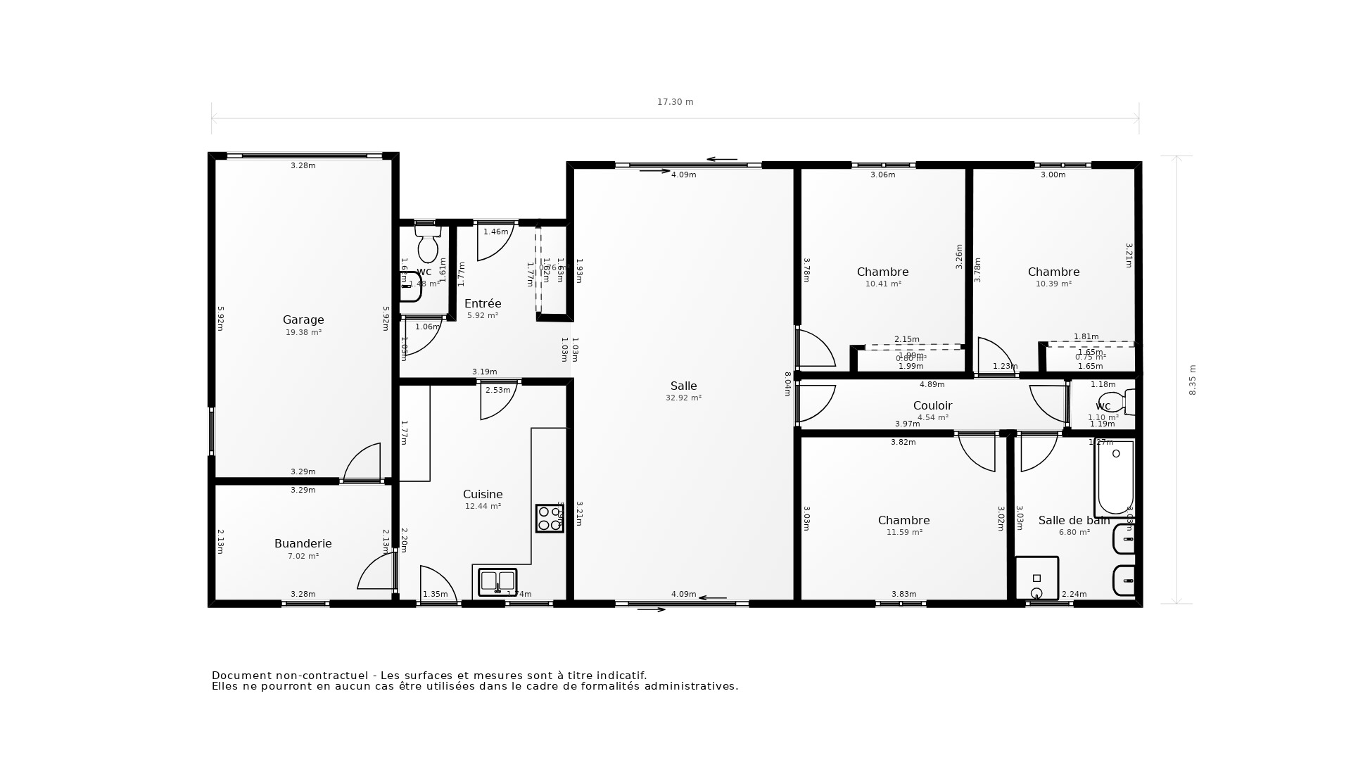 Vente Maison AUDENGE - 4 pièces - 121 m² - (33980)