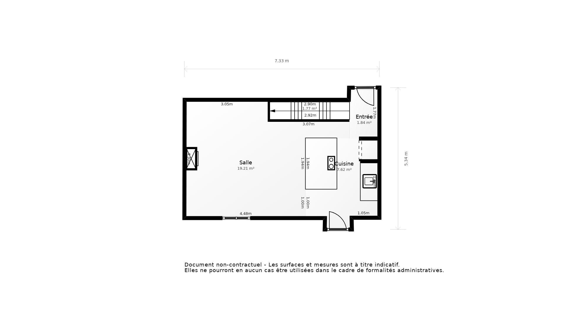 Vente Maison COMBRIT - 2 pièces - 65 m² - (29120)