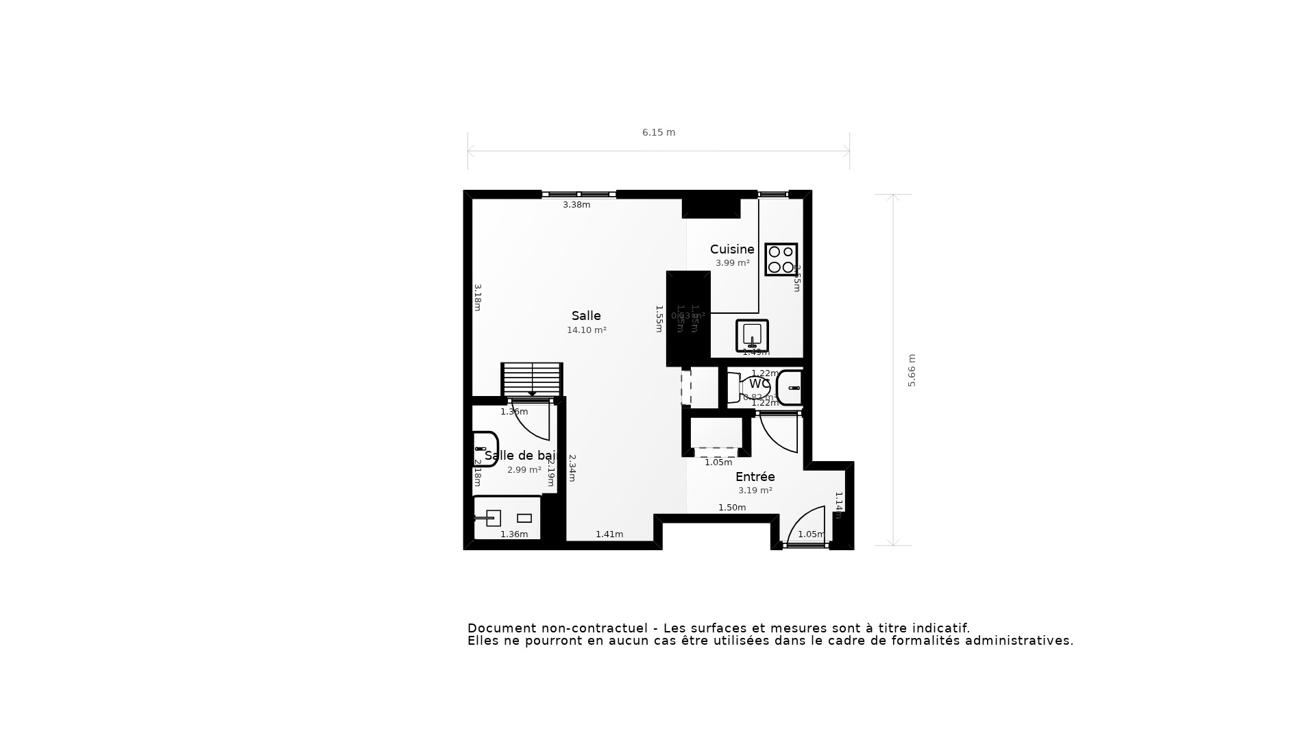 Vente Appartement LYON 03 - 1 pièce - 24 m² - (69003)