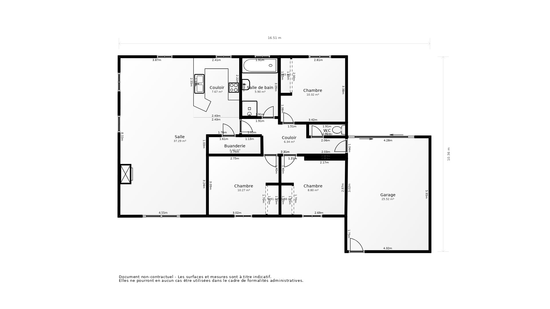 Vente Maison ST DENIS D OLERON - 4 pièces - 96 m² - (17650)