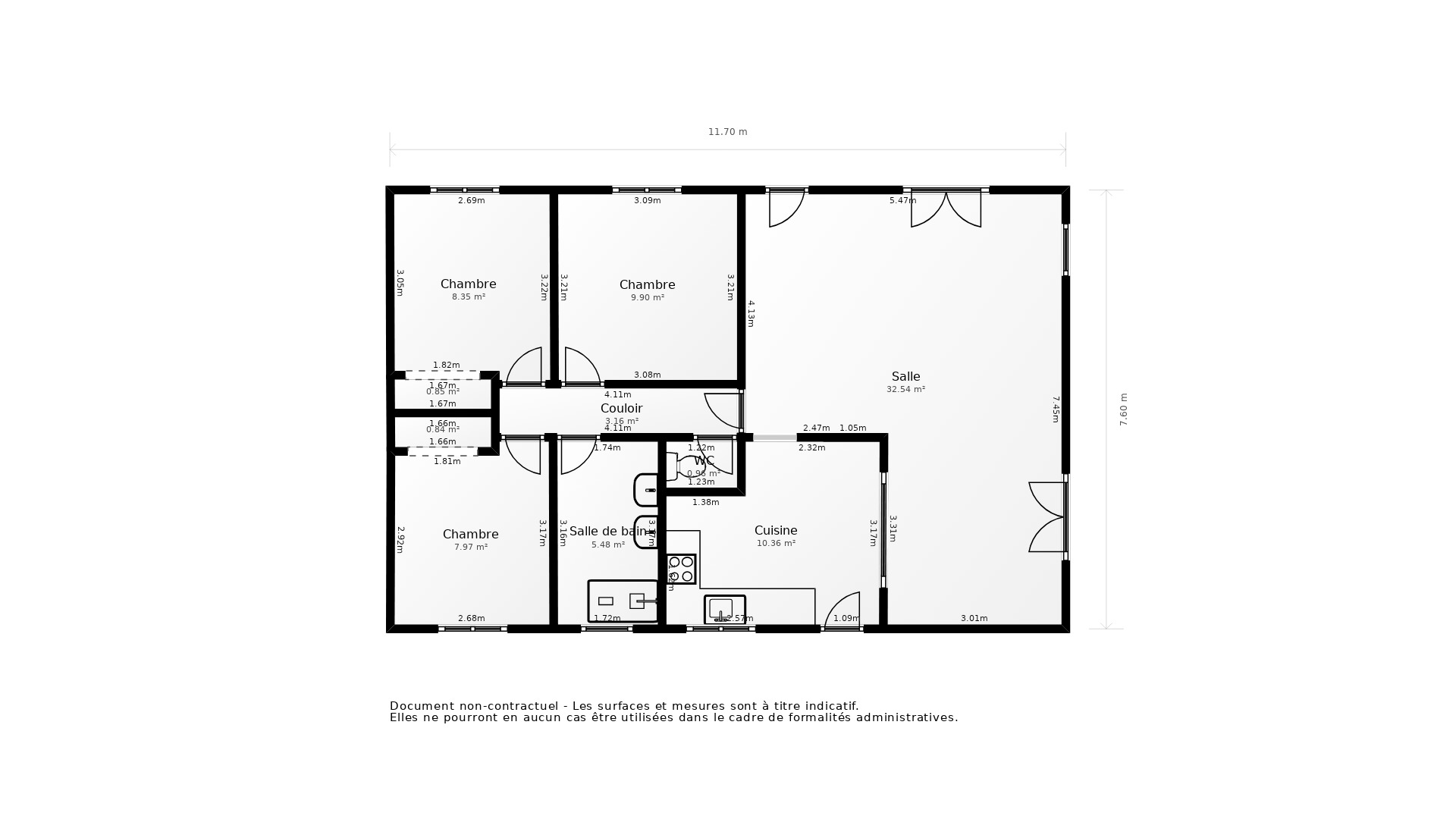 Vente Maison CARBON BLANC - 4 pièces - 97 m² - (33560)