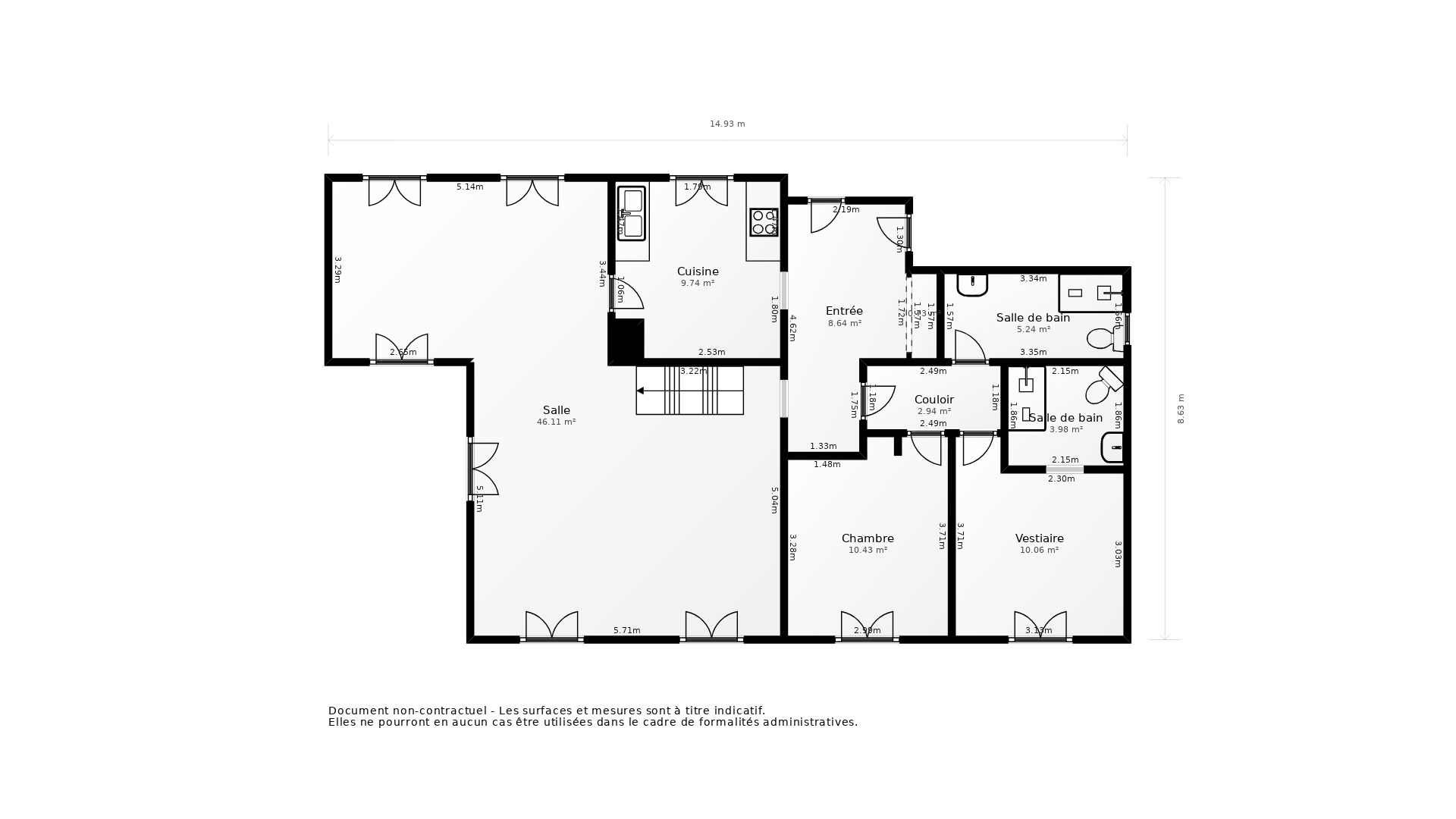 Vente Maison VAYRES - 6 pièces - 137 m² - (33870)