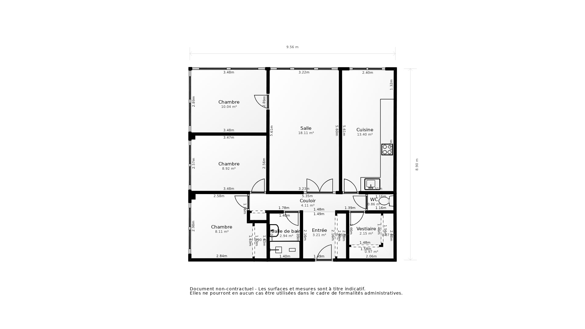 Vente Appartement COLOMBES - 4 pièces - 81 m² - (92700)