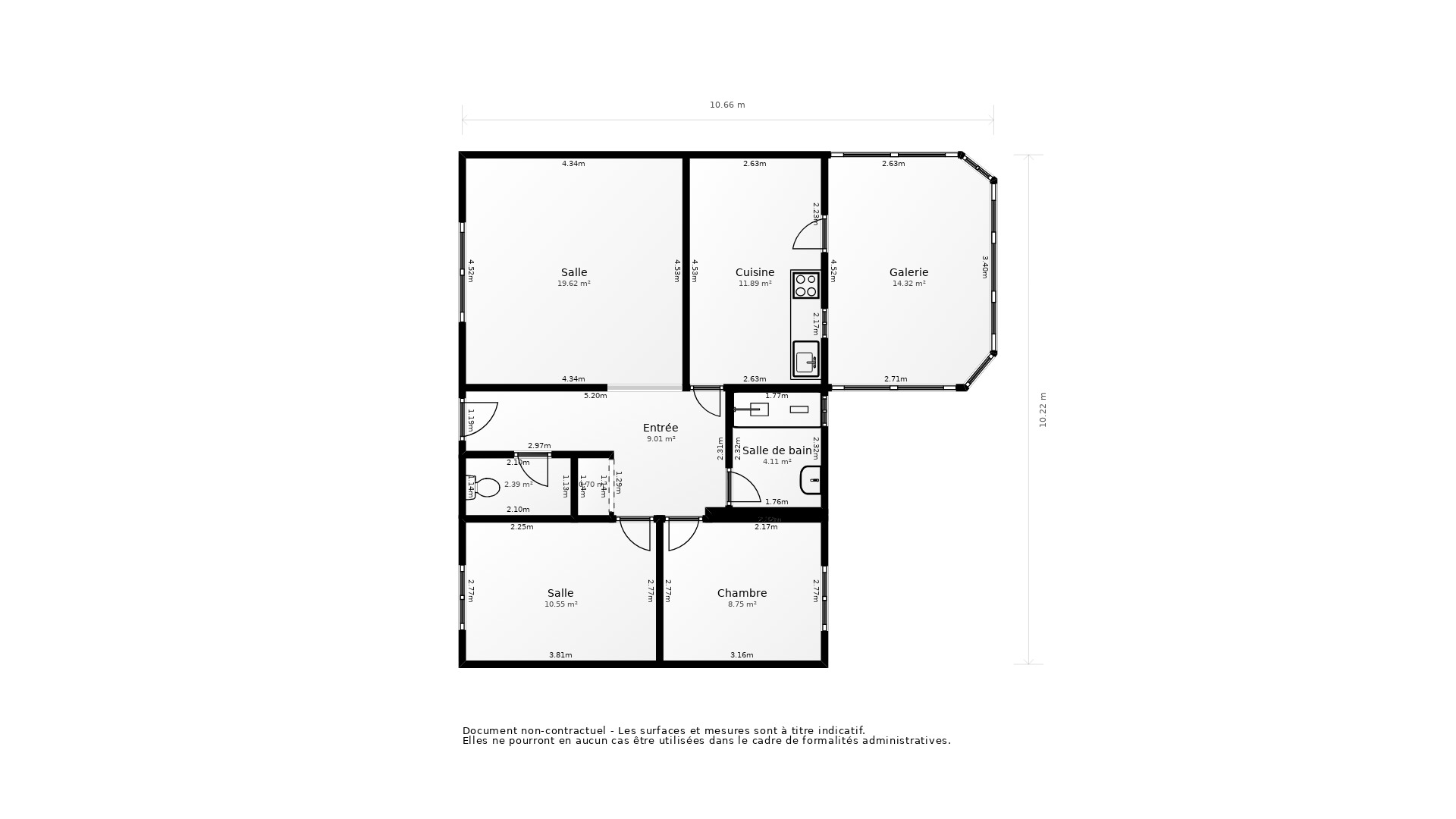 Vente Maison FOURAS - 3 pièces - 72 m² - (17450)