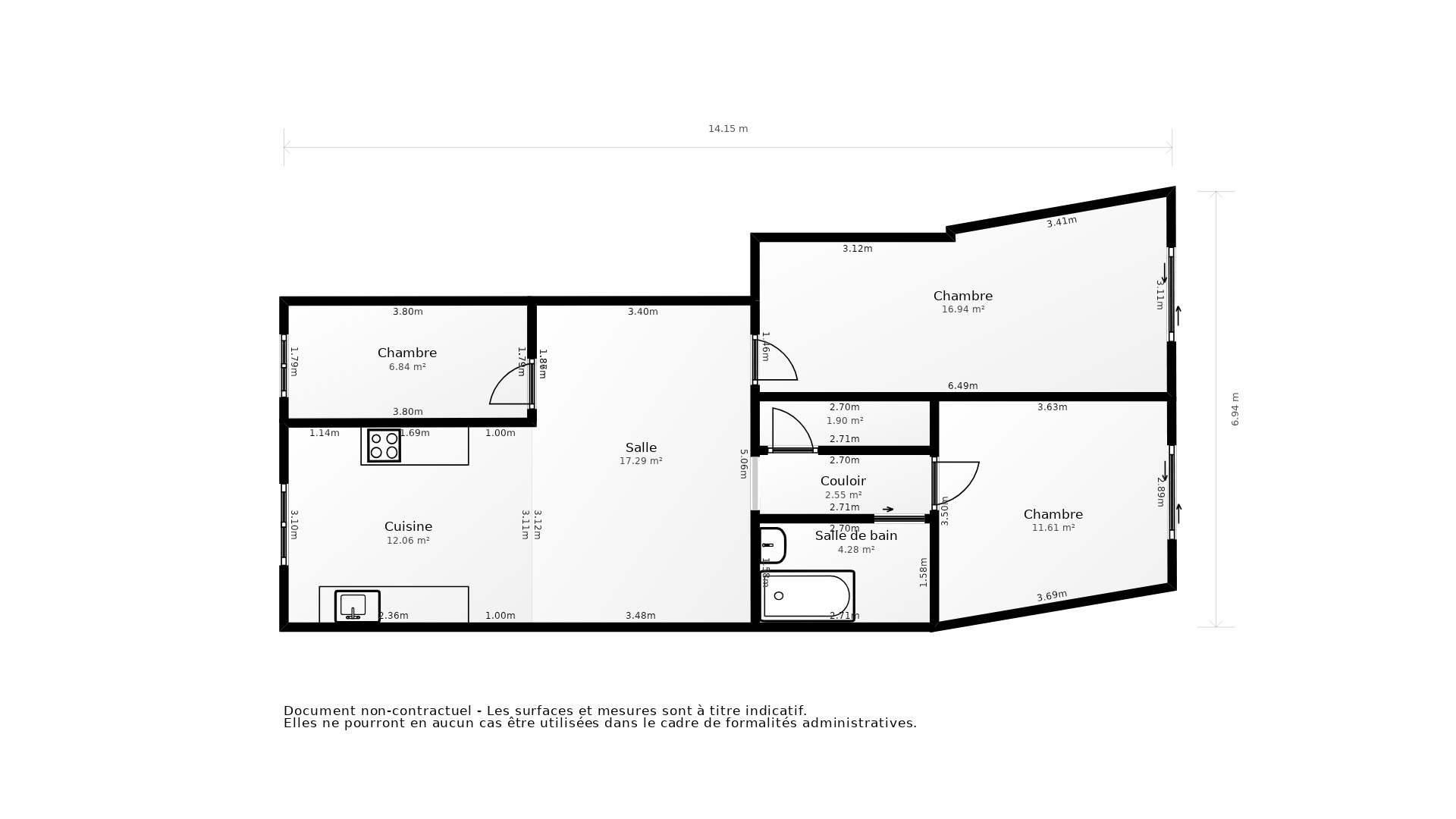 Vente Maison NERAC - 4 pièces - 88 m² - (47600)