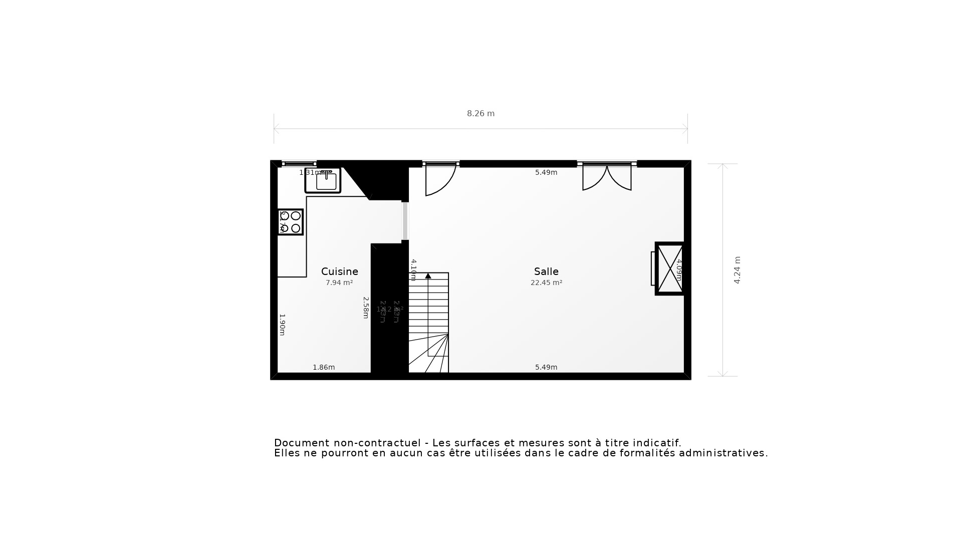 Vente Maison CREYSSE - 3 pièces - 70 m² - (46600)