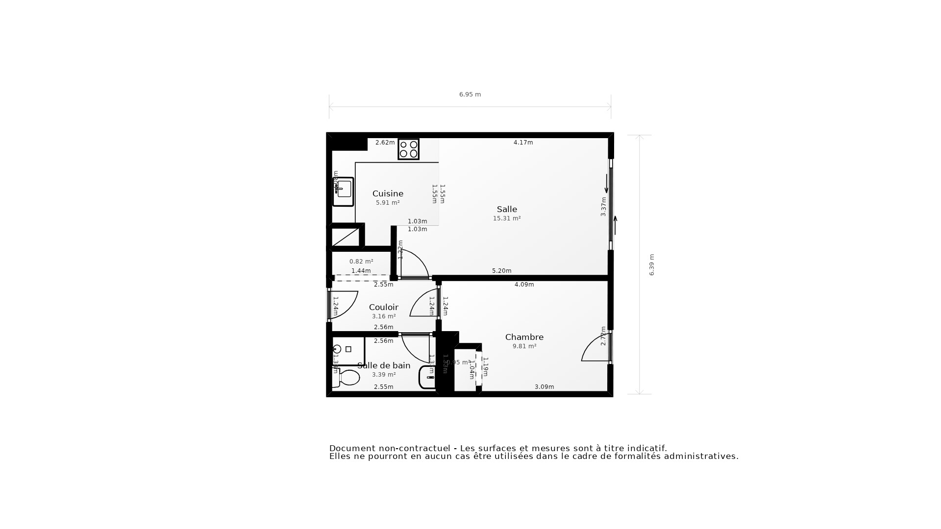Vente Appartement LA TESTE DE BUCH - 2 pièces - 41 m² - (33260)