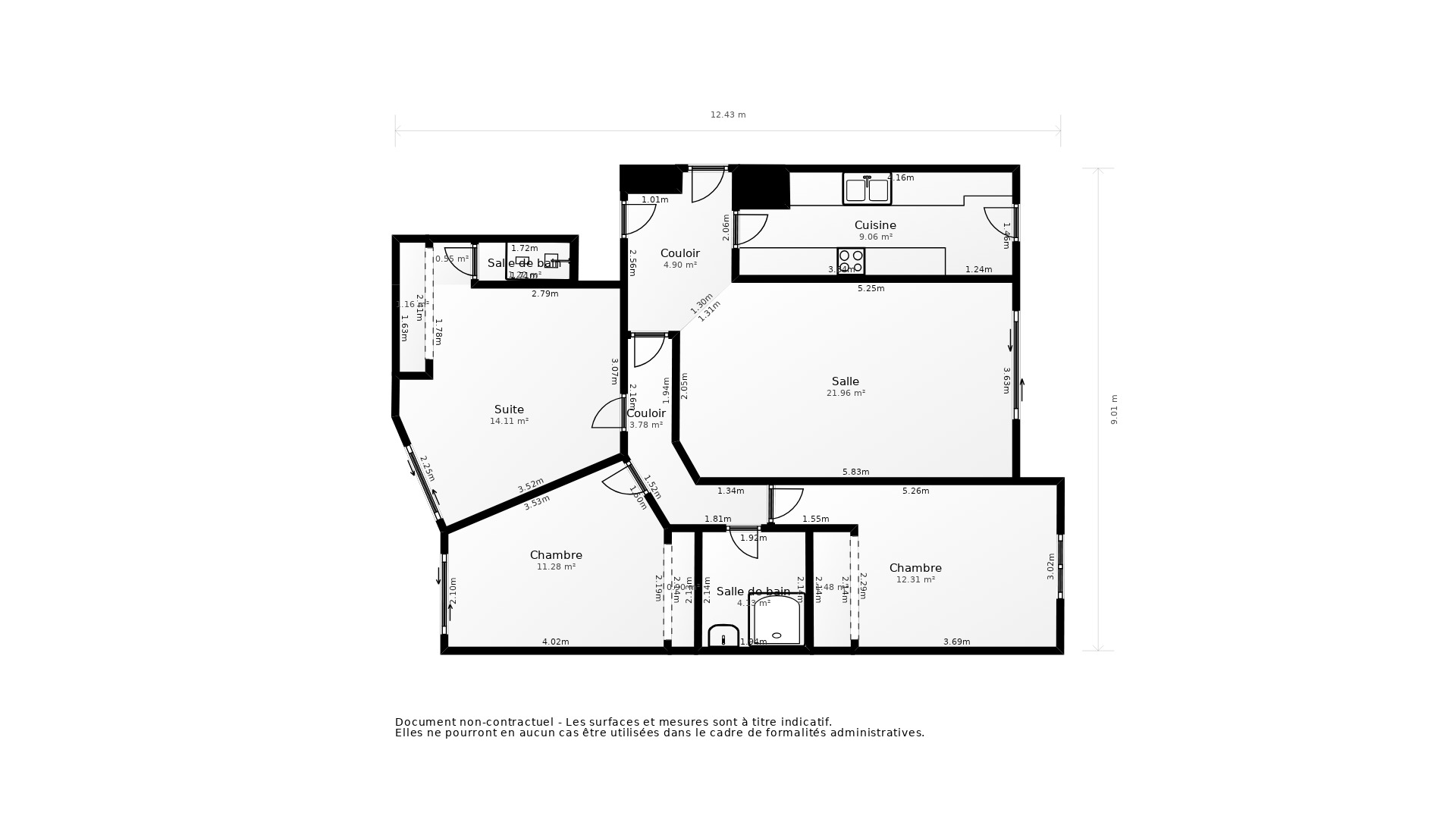 Vente Appartement LEVALLOIS PERRET - 4 pièces - 92 m² - (92300)