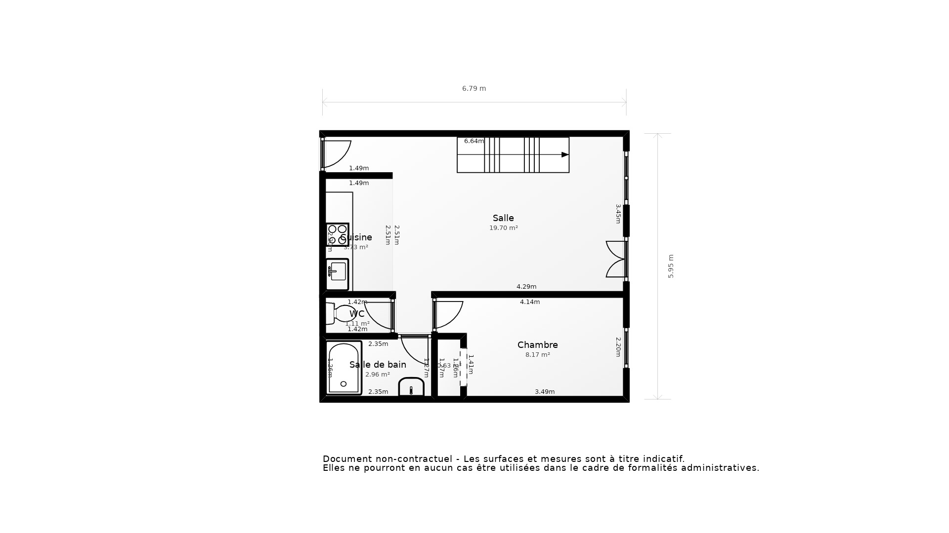 Vente Appartement BORDEAUX - 4 pièces - 66 m² - (33800)
