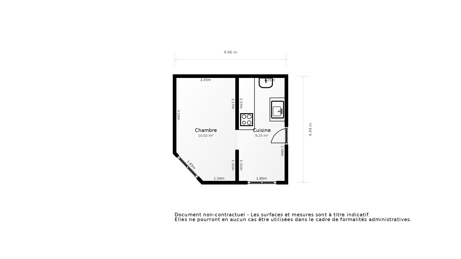 Vente Appartement PARIS 18 - 1 pièce - 21 m² - (75018)