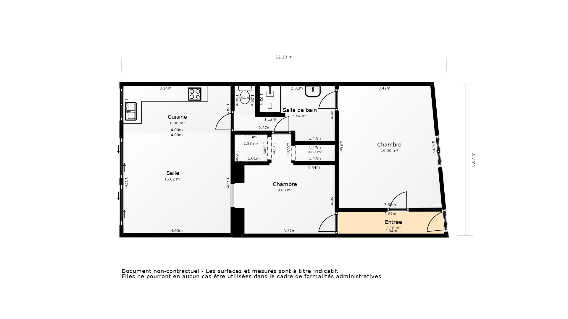 Vente Maison BORDEAUX - 3 pièces - 66,5 m² - (33000)