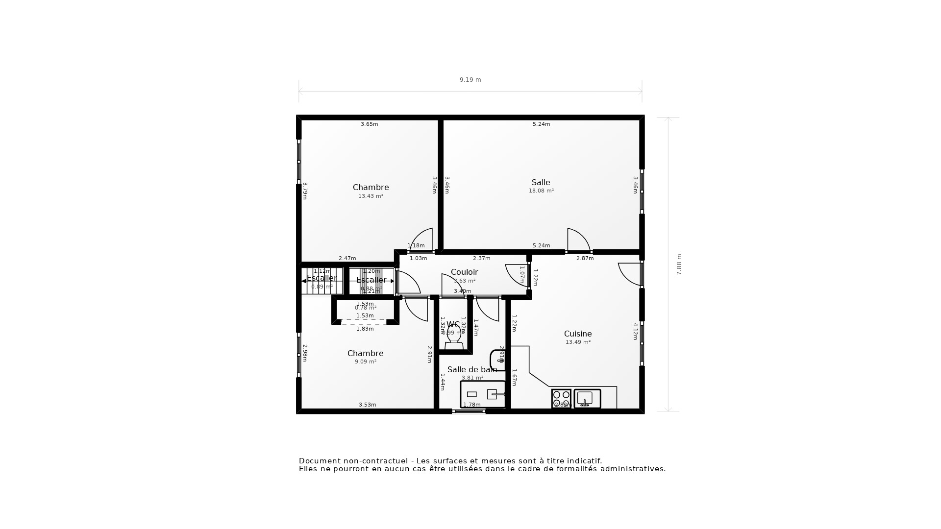 Vente Maison DEOLS - 5 pièces - 107 m² - (36130)