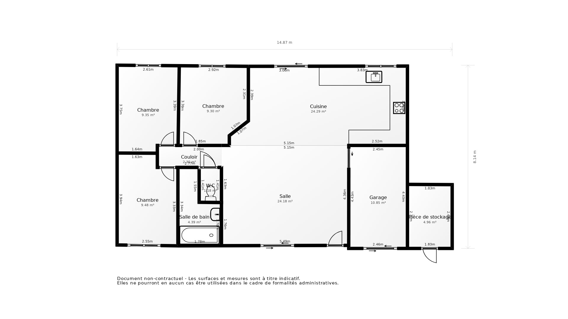 Vente Maison TEUILLAC - 4 pièces - 88 m² - (33710)