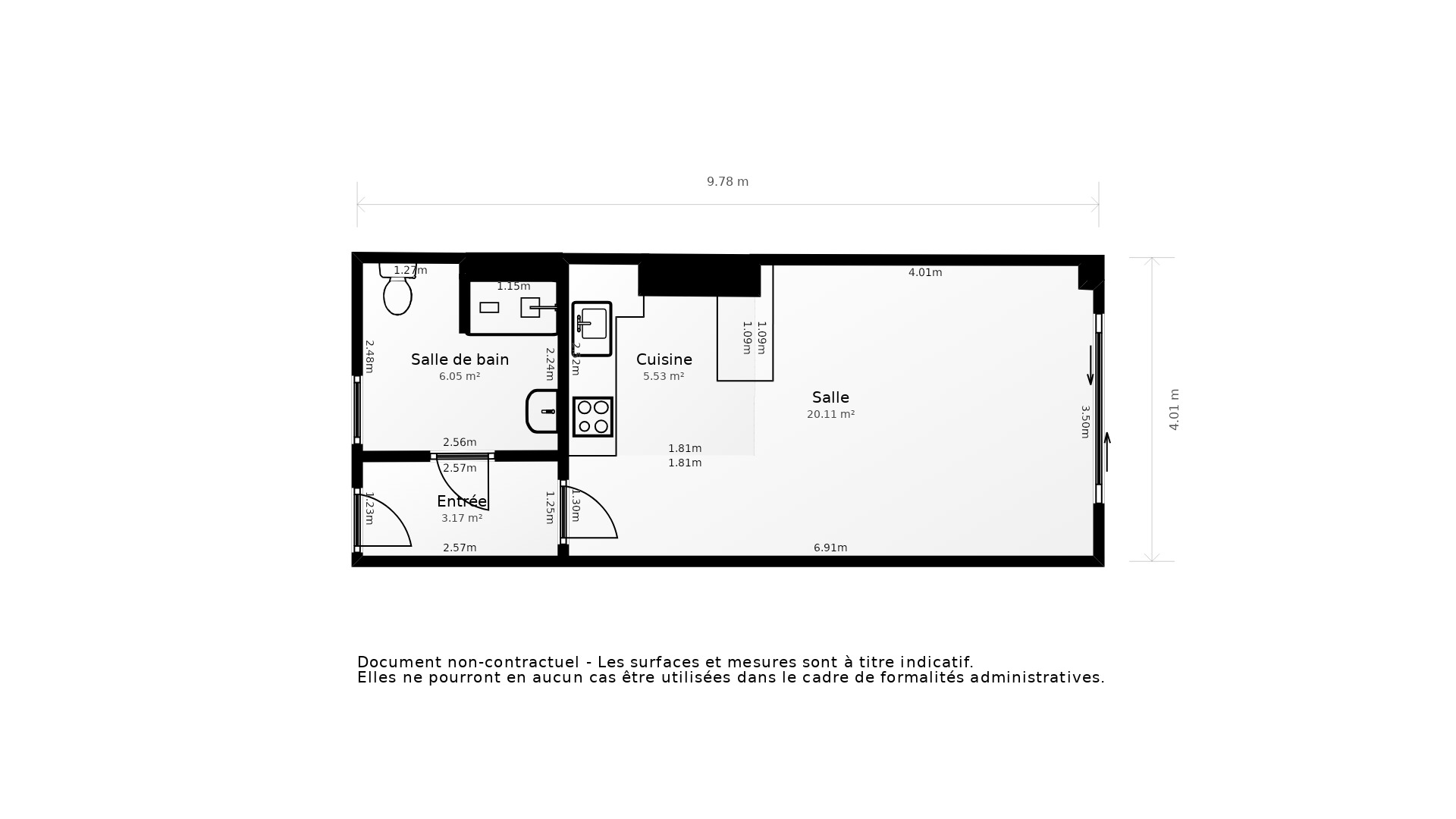 Vente Appartement BORDEAUX - 1 pièce - 40 m² - (33200)