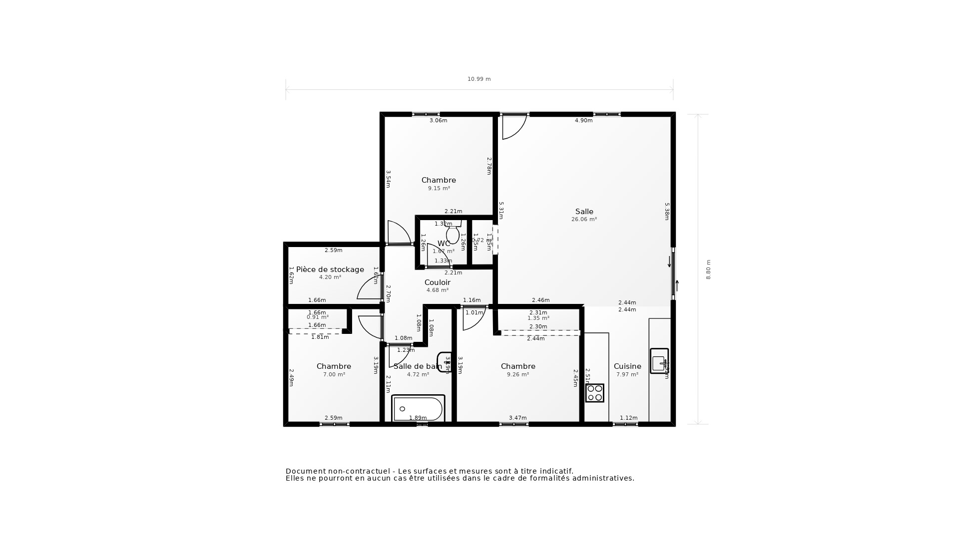 Vente Maison PETIT PALAIS ET CORNEMPS - 4 pièces - 80 m² - (33570)