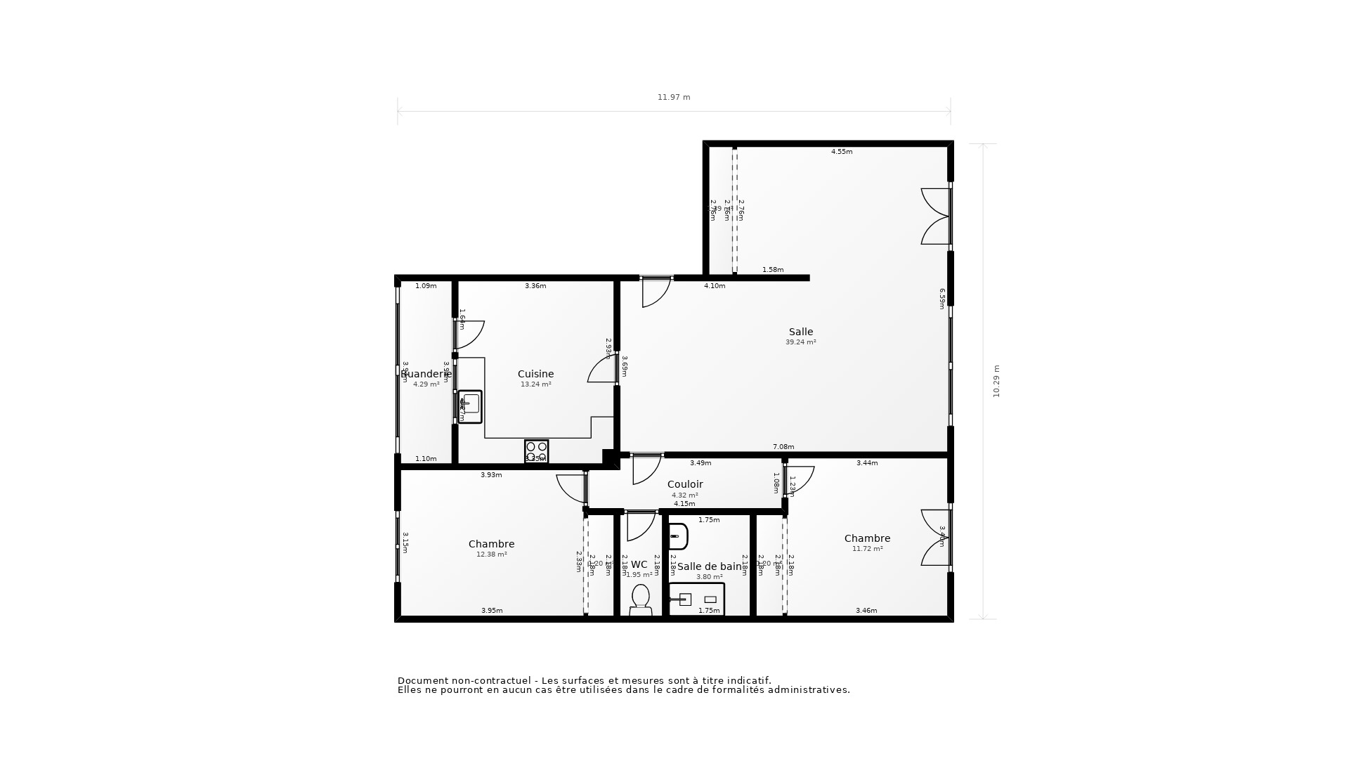 Vente Appartement BAYONNE - 3 pièces - 80 m² - (64100)