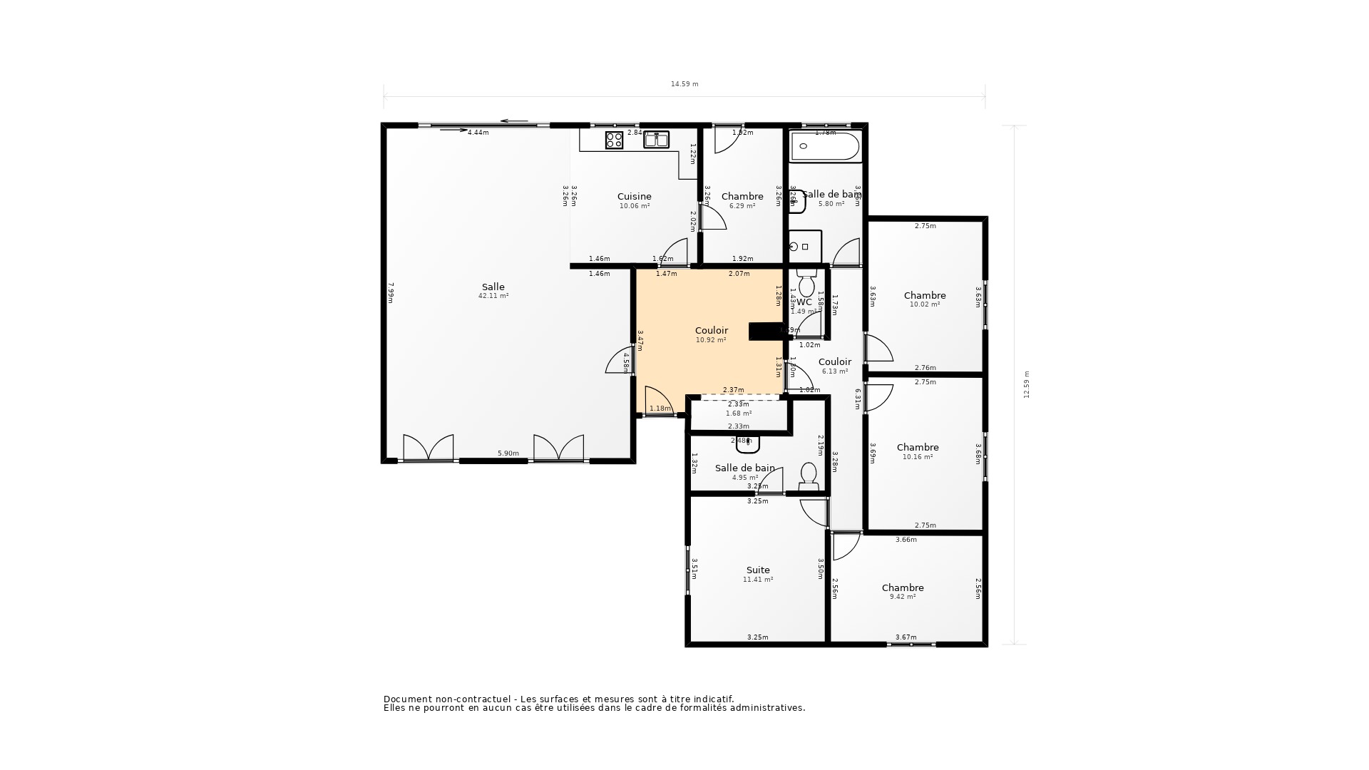 Vente Maison PONT L ABBE D ARNOULT - 6 pièces - 152 m² - (17250)