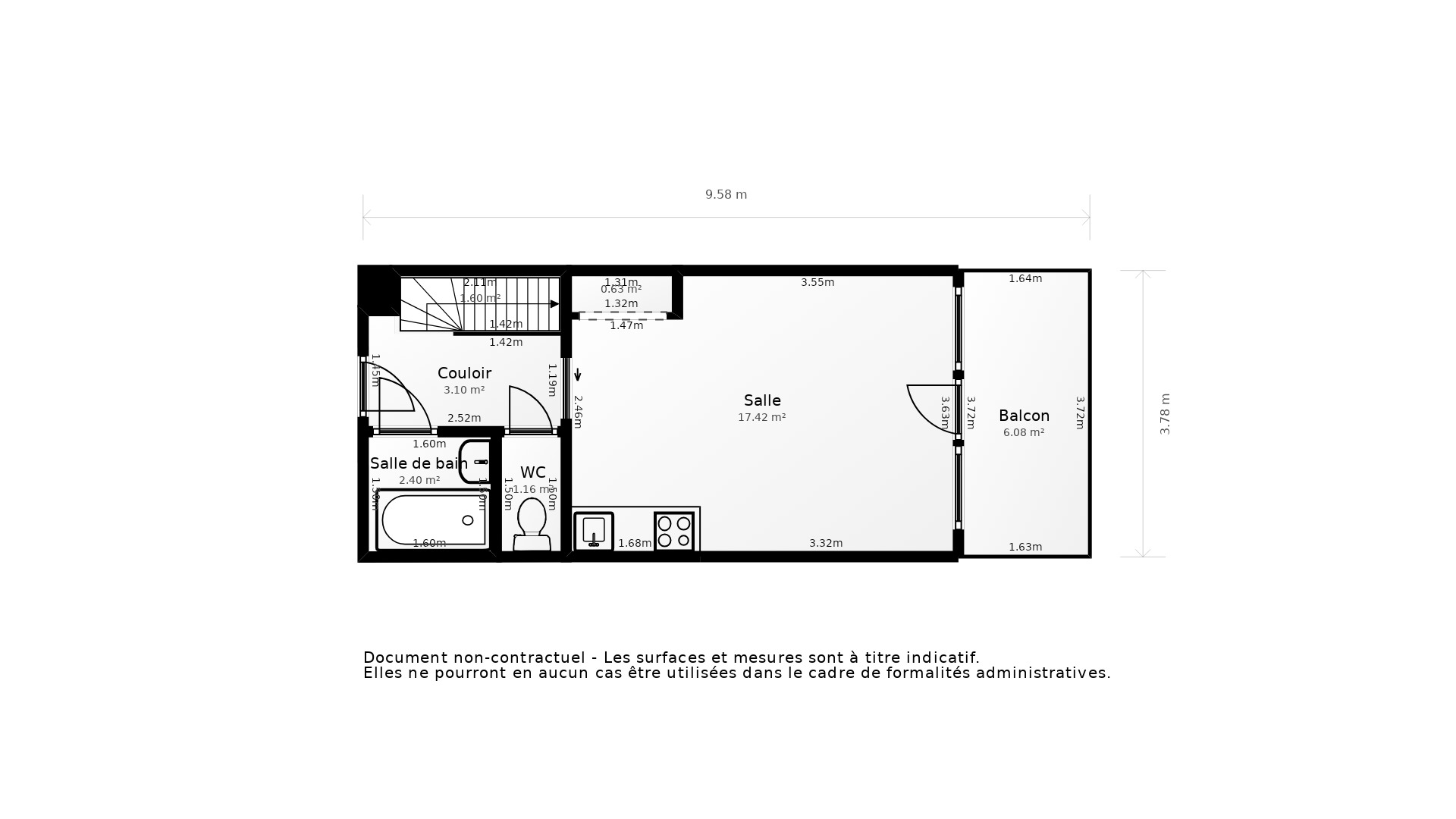 Vente Appartement BENODET - 1 pièce - 28 m² - (29950)
