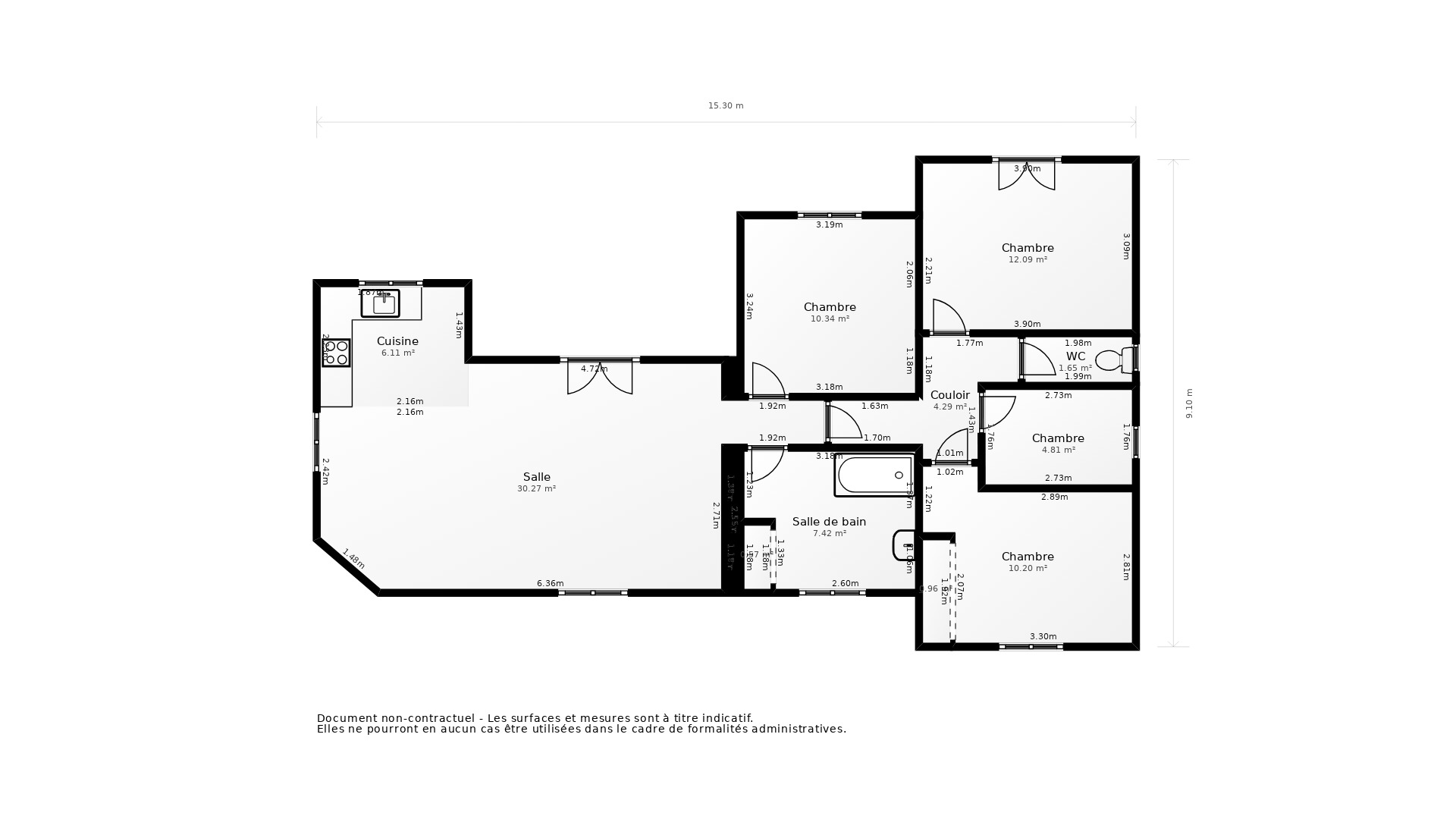 Vente Maison CREYSSE - 4 pièces - 91,5 m² - (46600)