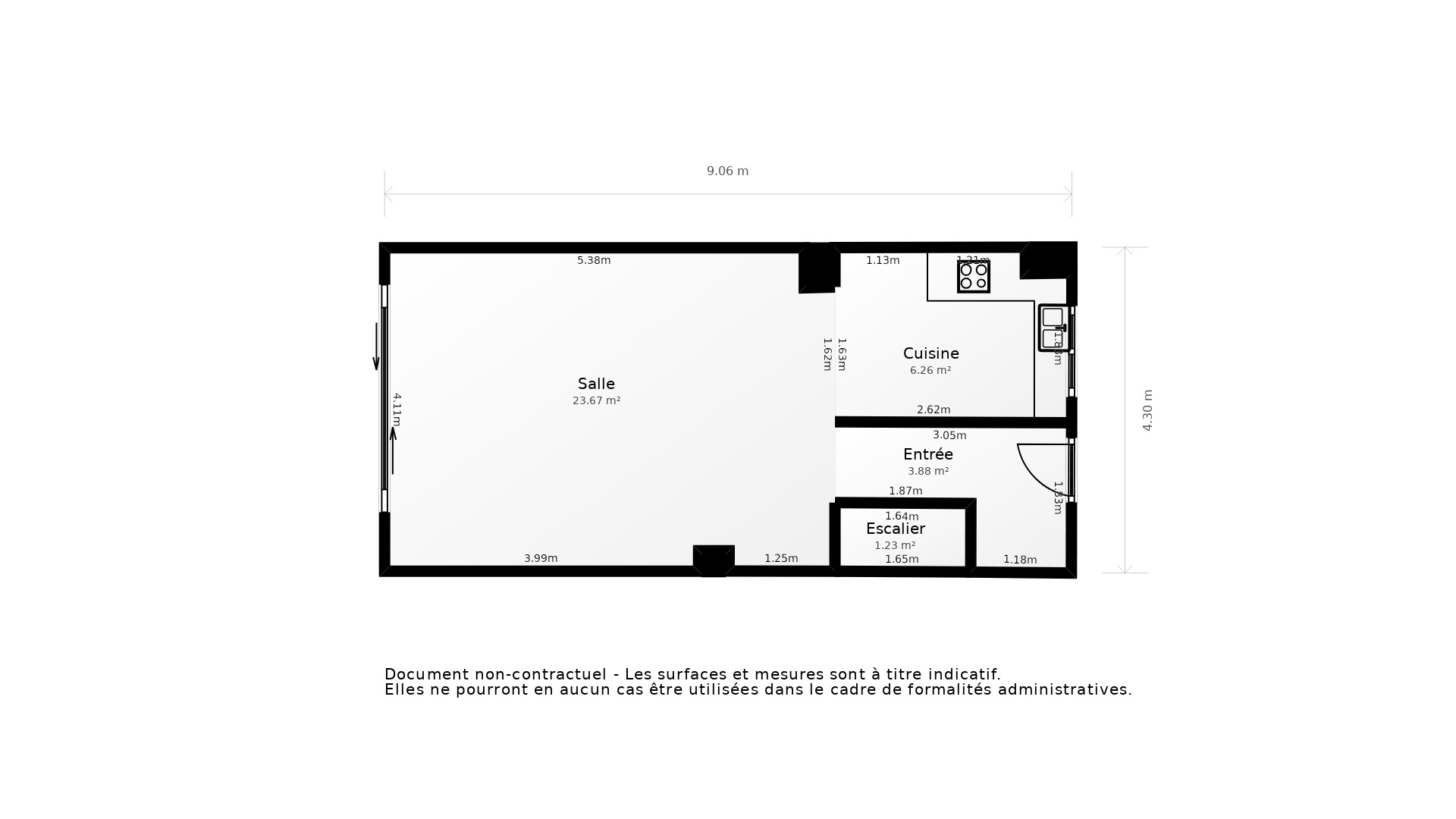 Vente Appartement ST GEORGES DE DIDONNE - 3 pièces - 65 m² - (17110)