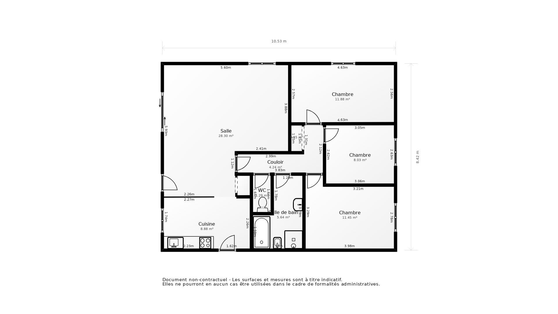 Vente Maison CARBON BLANC - 4 pièces - 86 m² - (33560)
