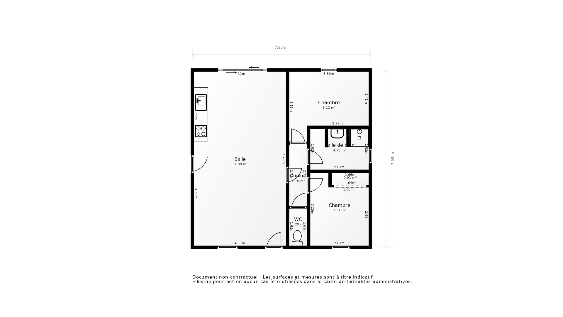 Vente Maison ST COLOMBAN - 3 pièces - 63 m² - (44310)