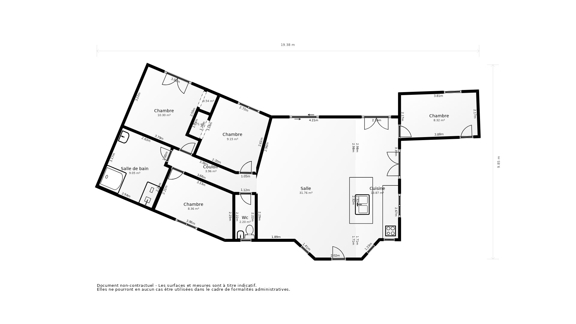 Vente Maison LONGUEVILLE - 5 pièces - 107 m² - (47200)