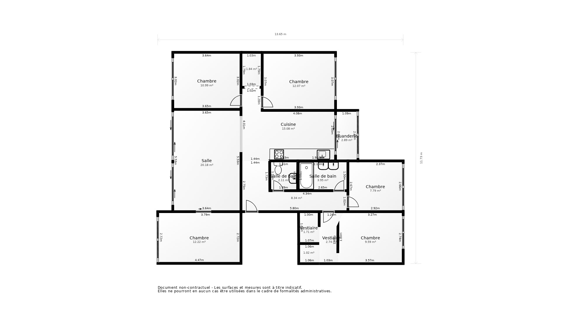 Vente Appartement BREST - 6 pièces - 103 m² - (29200)