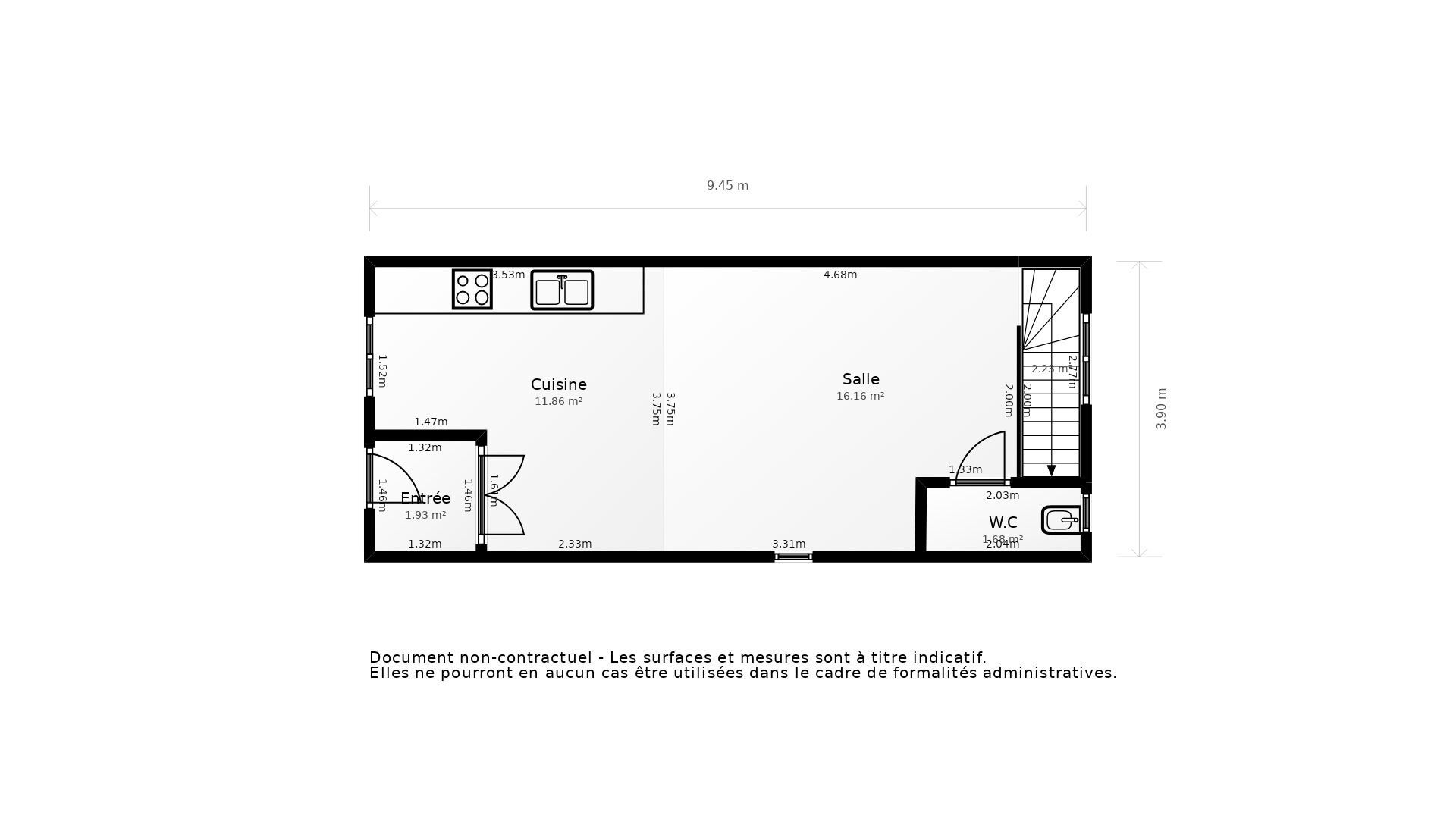 Vente Maison BORDEAUX - 3 pièces - 71 m² - (33300)
