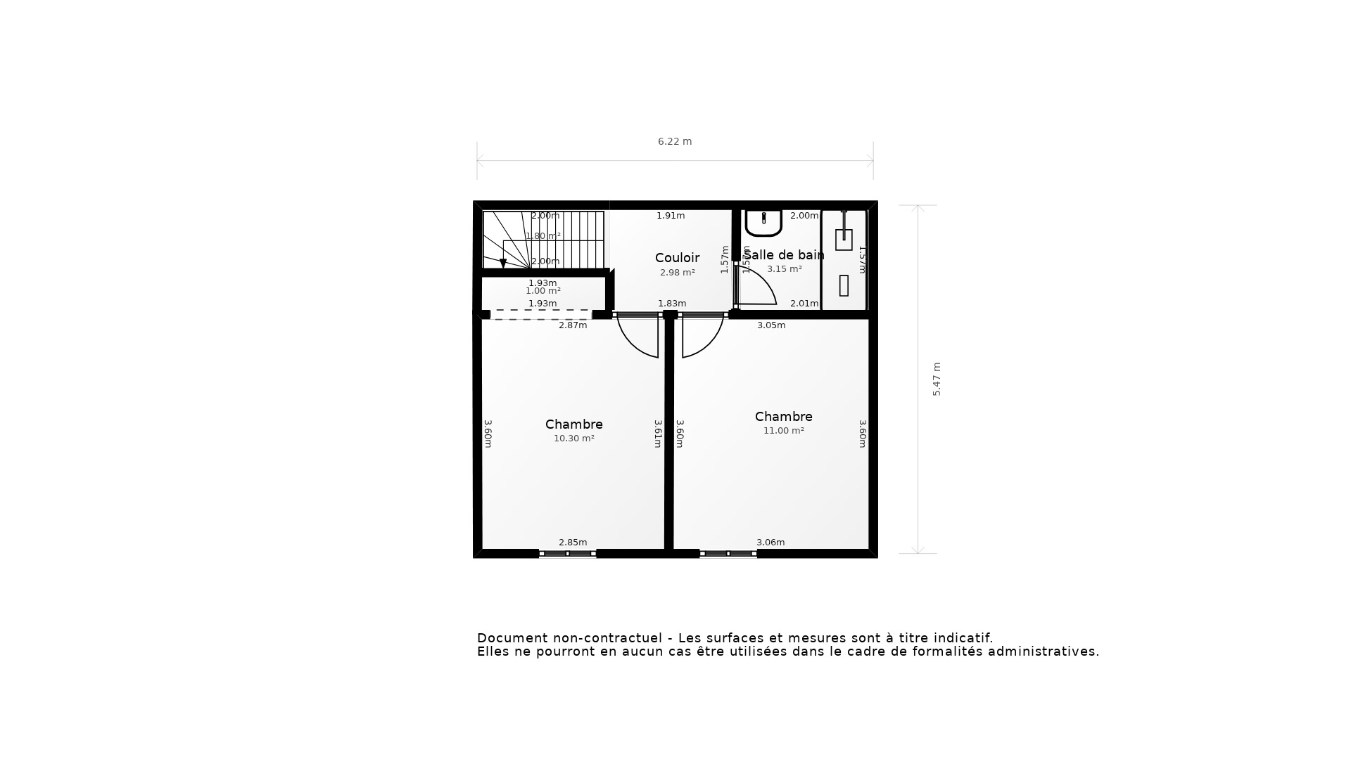 Vente Maison LA ROCHELLE - 3 pièces - 61 m² - (17000)
