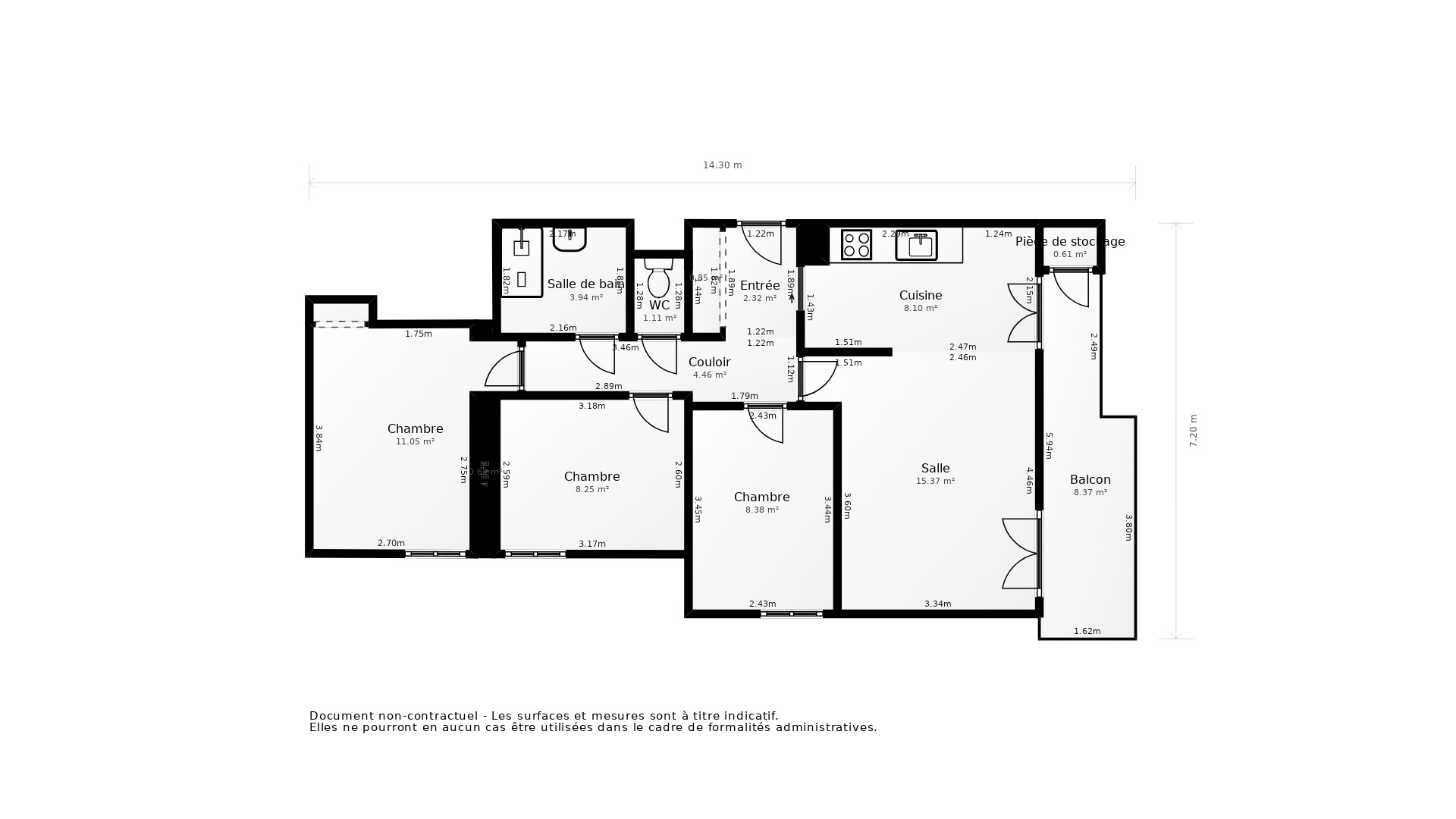 Vente Appartement ST PRIEST - 4 pièces - 74 m² - (69800)