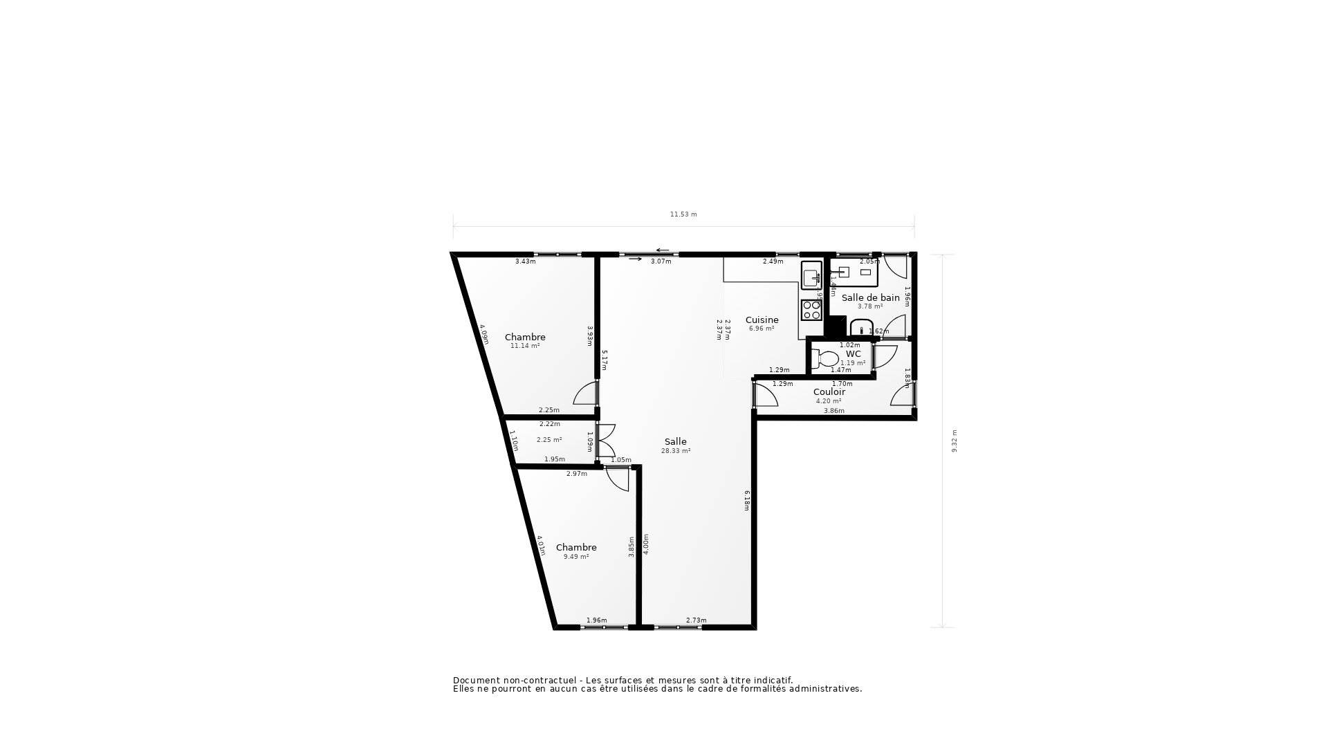 Vente Appartement LA ROCHE SUR YON - 3 pièces - 67 m² - (85000)