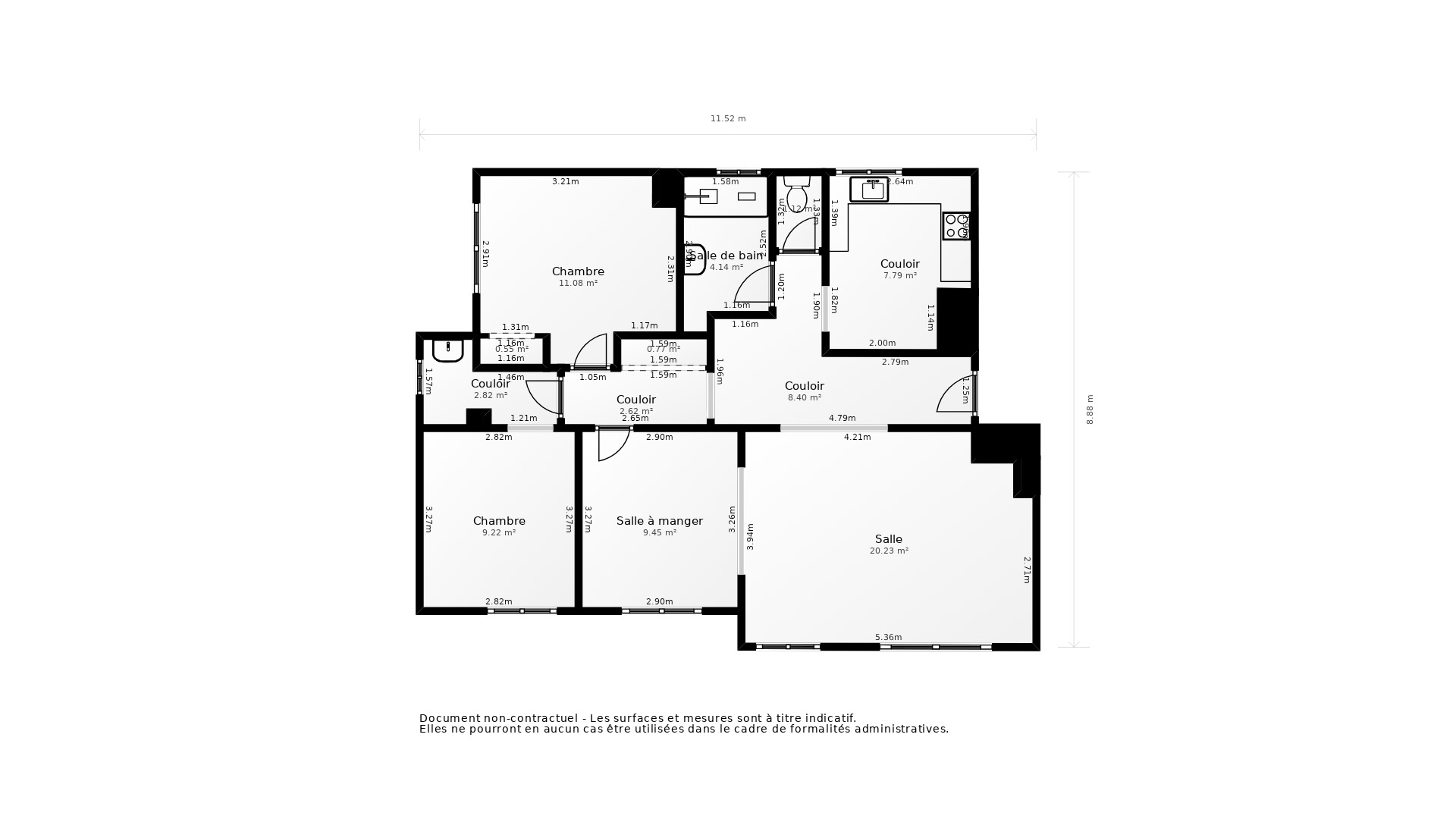 Vente Appartement PAU - 4 pièces - 86 m² - (64000)