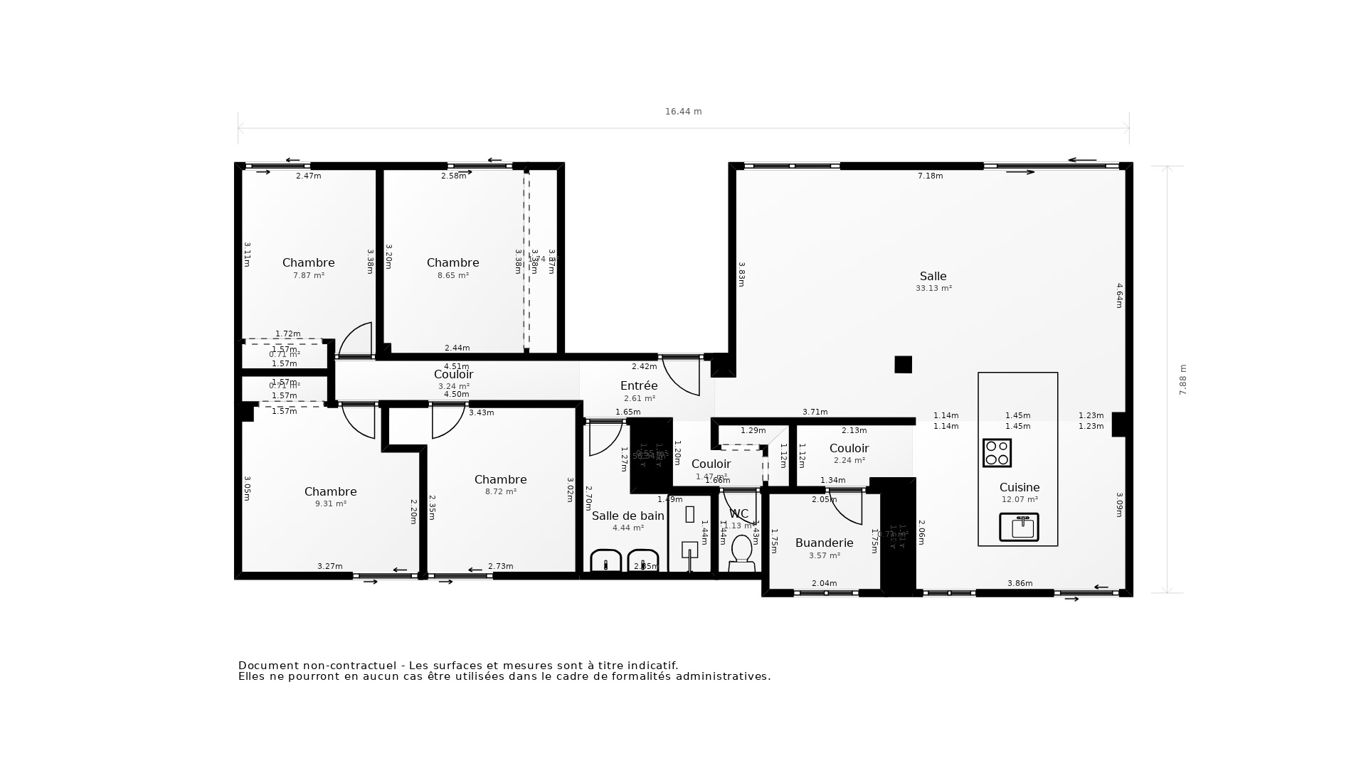 Vente Appartement BLAGNAC - 5 pièces - 105 m² - (31700)