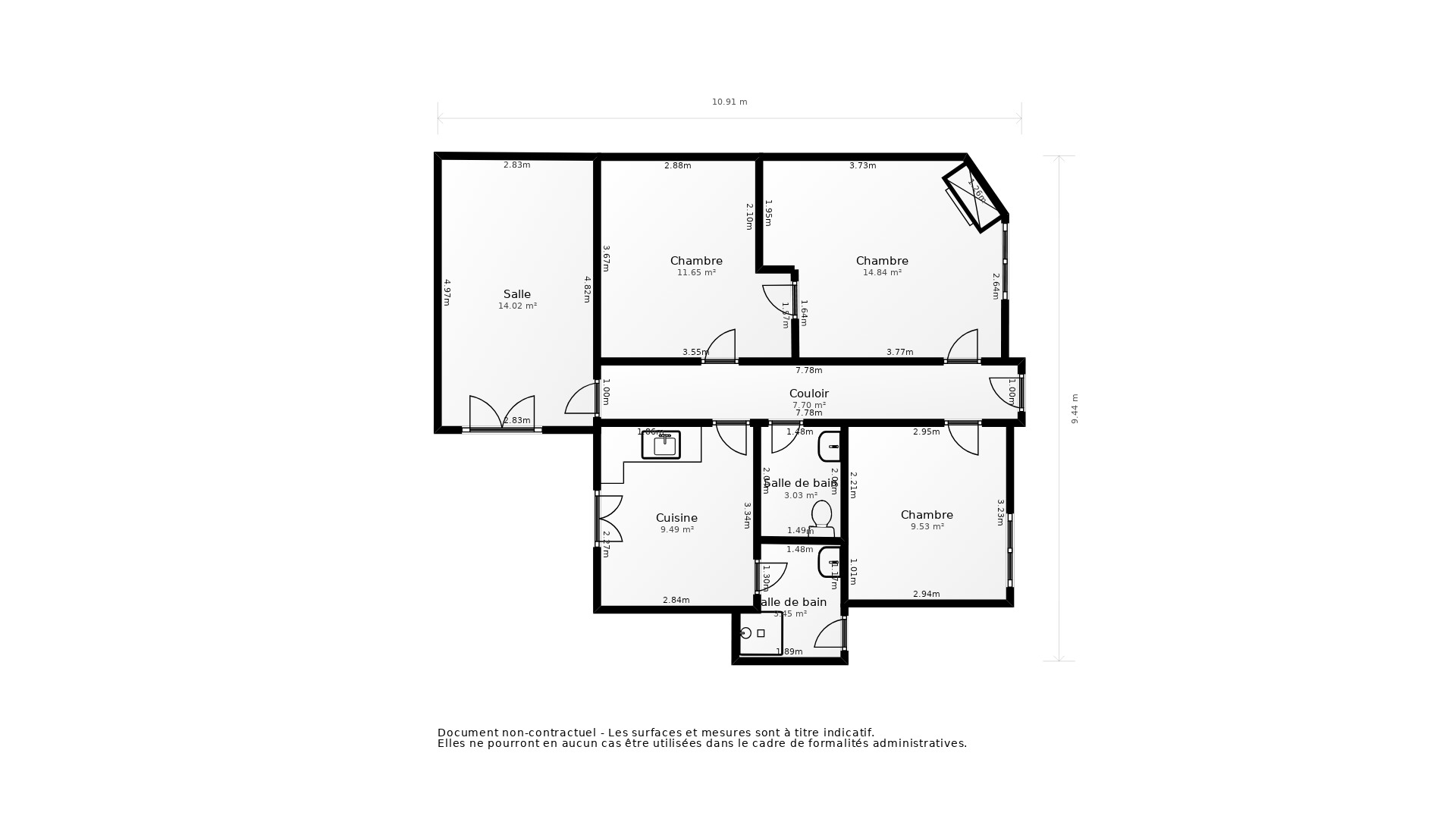Vente Maison BORDEAUX - 4 pièces - 83 m² - (33000)