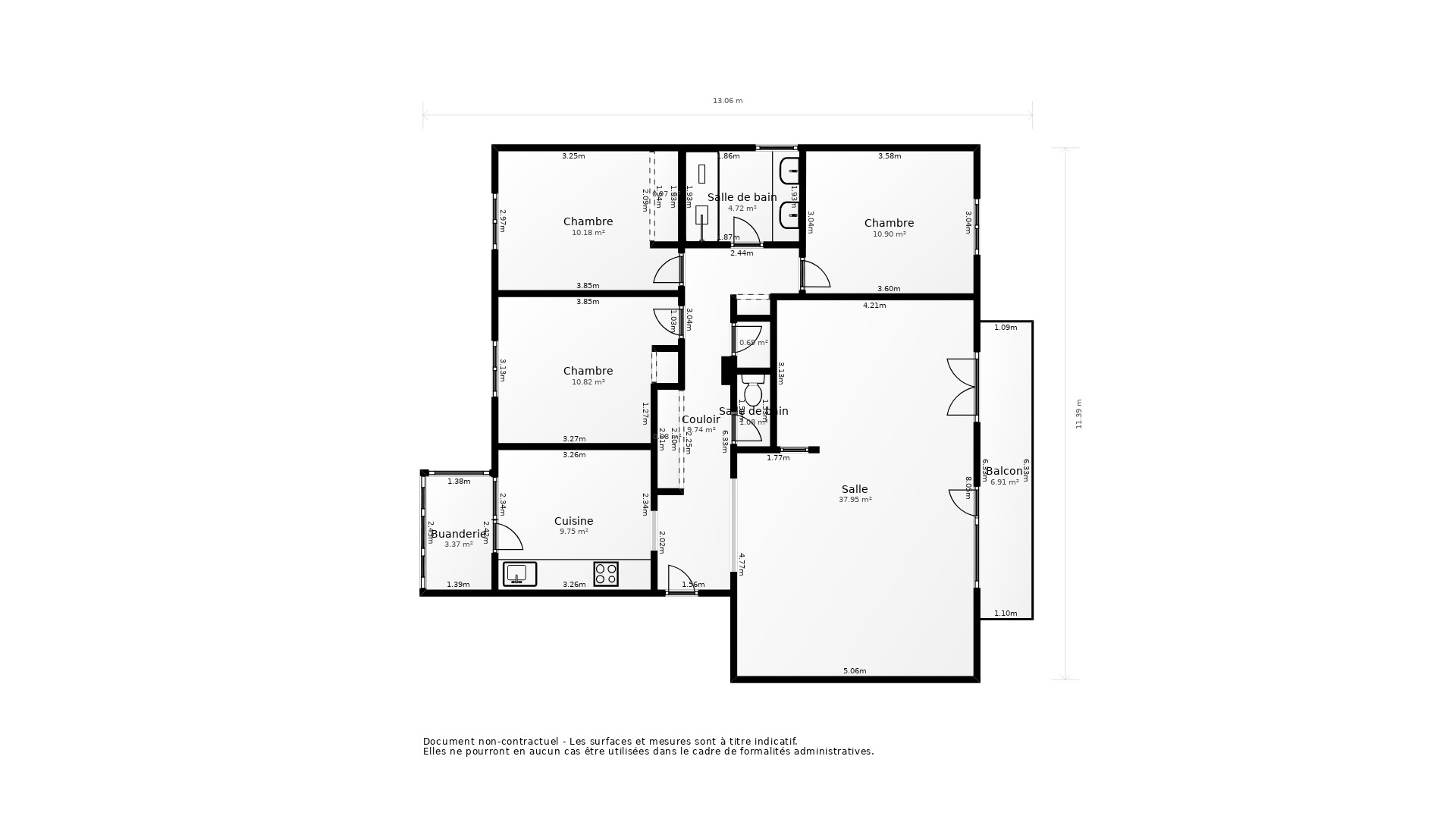 Vente Appartement BREST - 5 pièces - 103 m² - (29200)