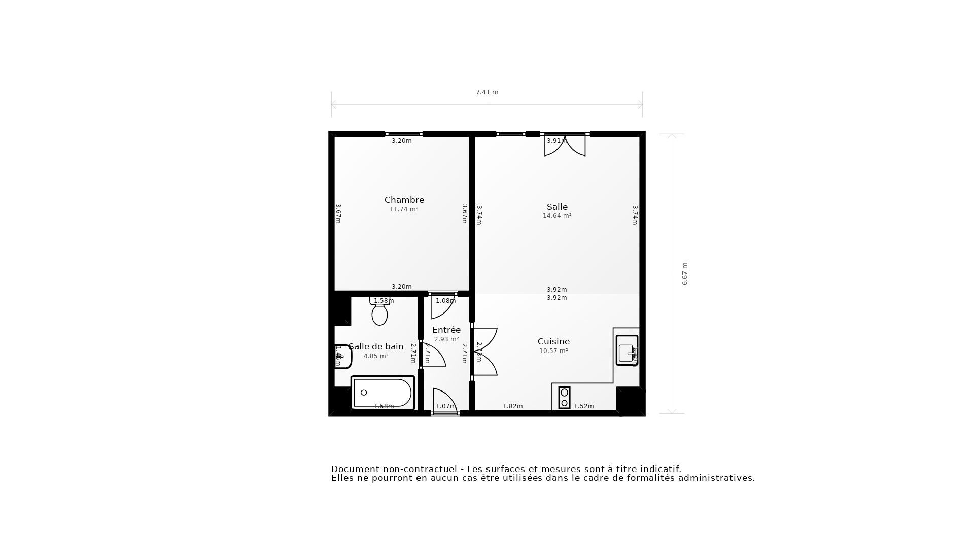 Vente Appartement NANTES - 2 pièces - 49 m² - (44300)