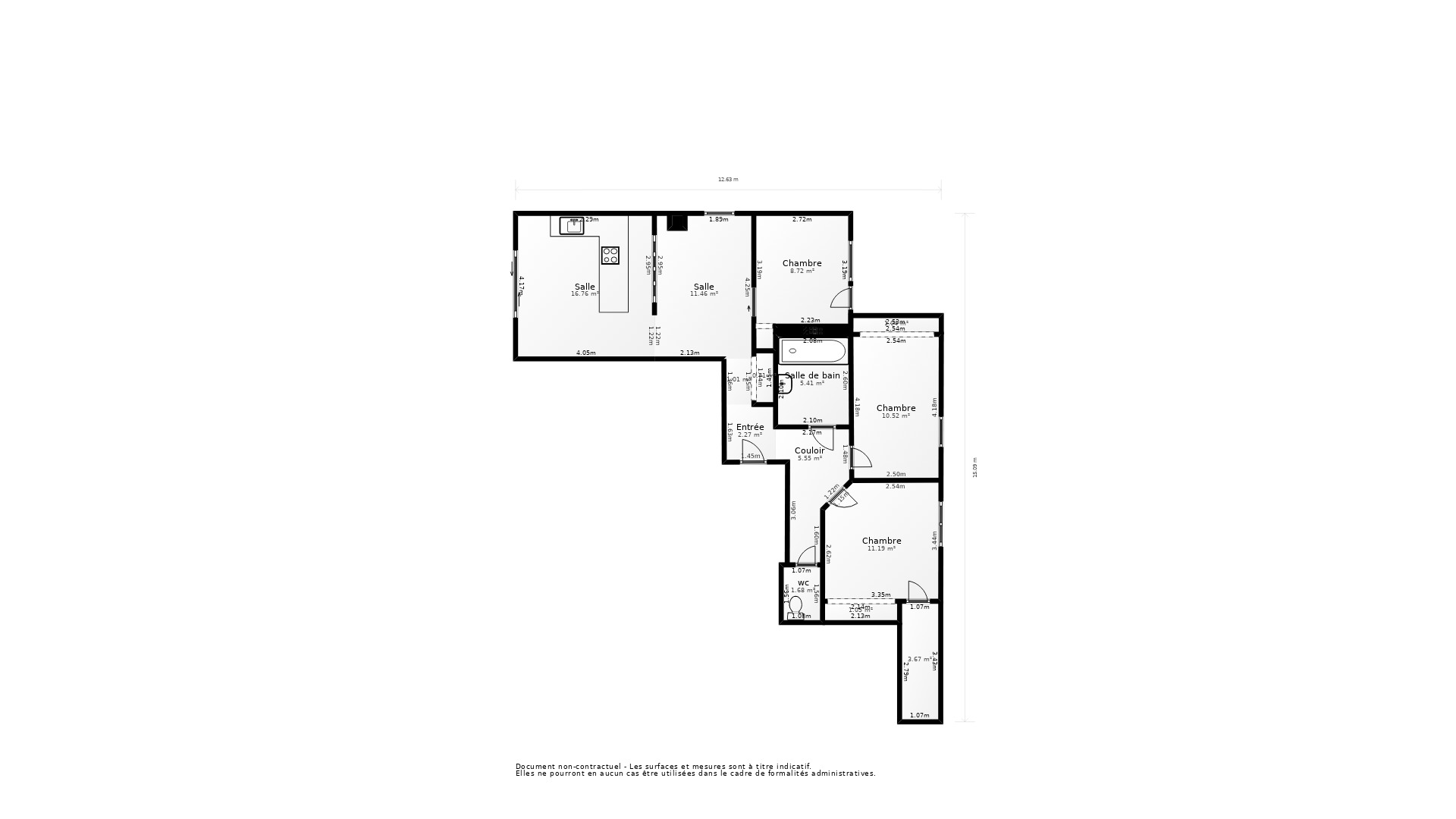 Vente Appartement BLAGNAC - 4 pièces - 79 m² - (31700)