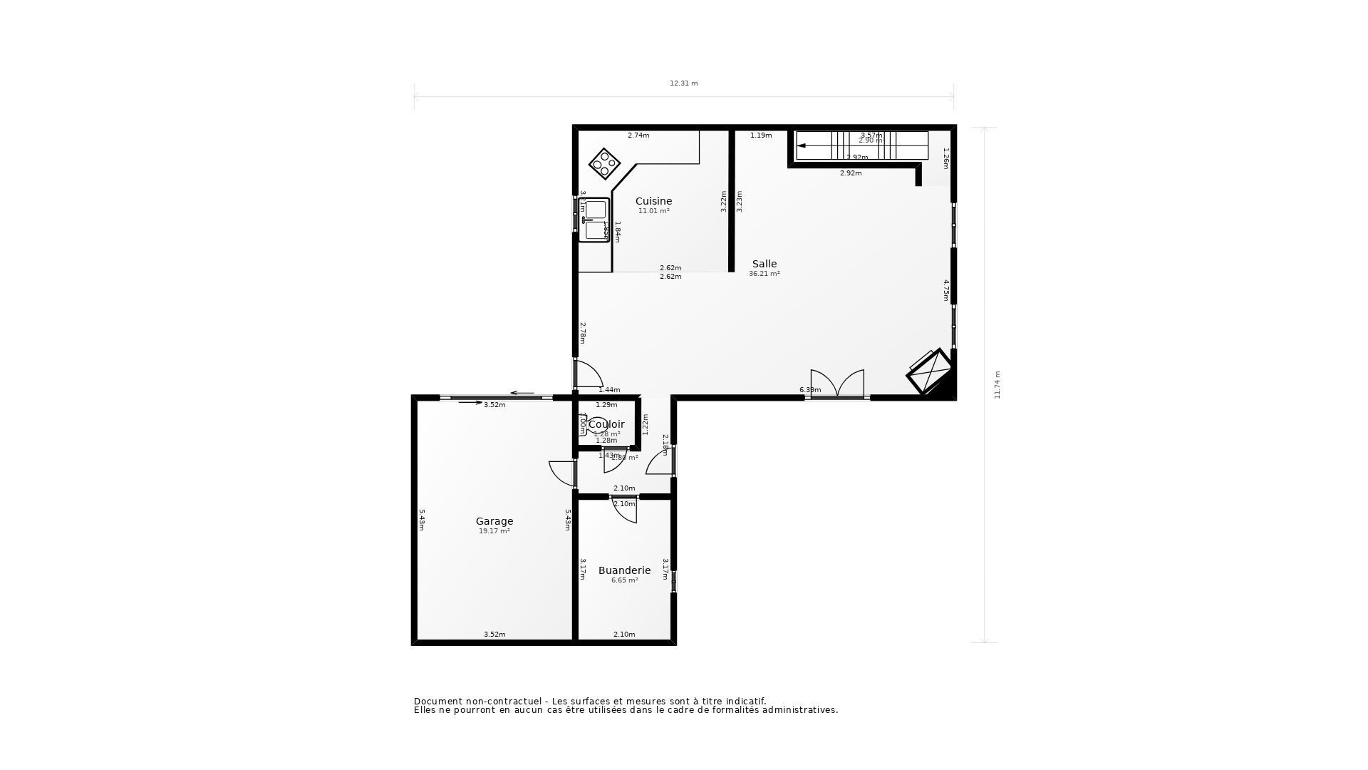Vente Maison SAMAZAN - 4 pièces - 107 m² - (47250)
