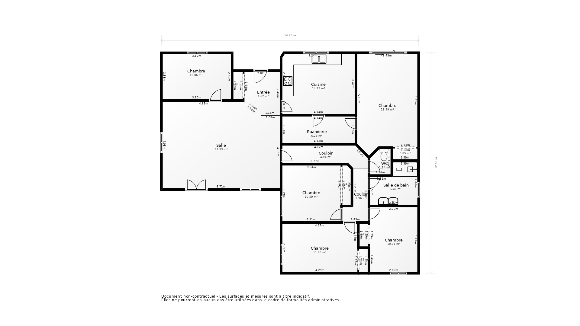 Vente Maison AMBARES ET LAGRAVE - 6 pièces - 139 m² - (33440)