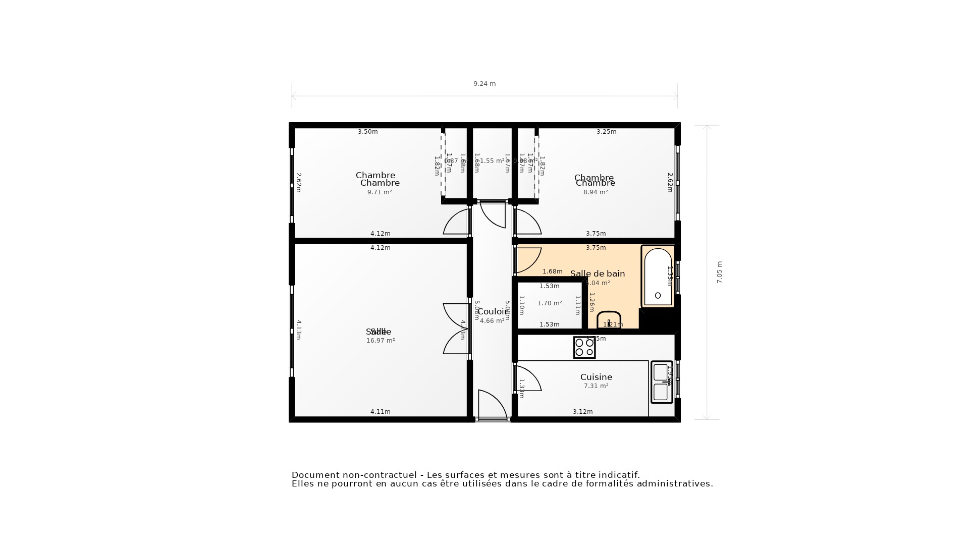 Vente Appartement BEYNES - 3 pièces - 62 m² - (78650)
